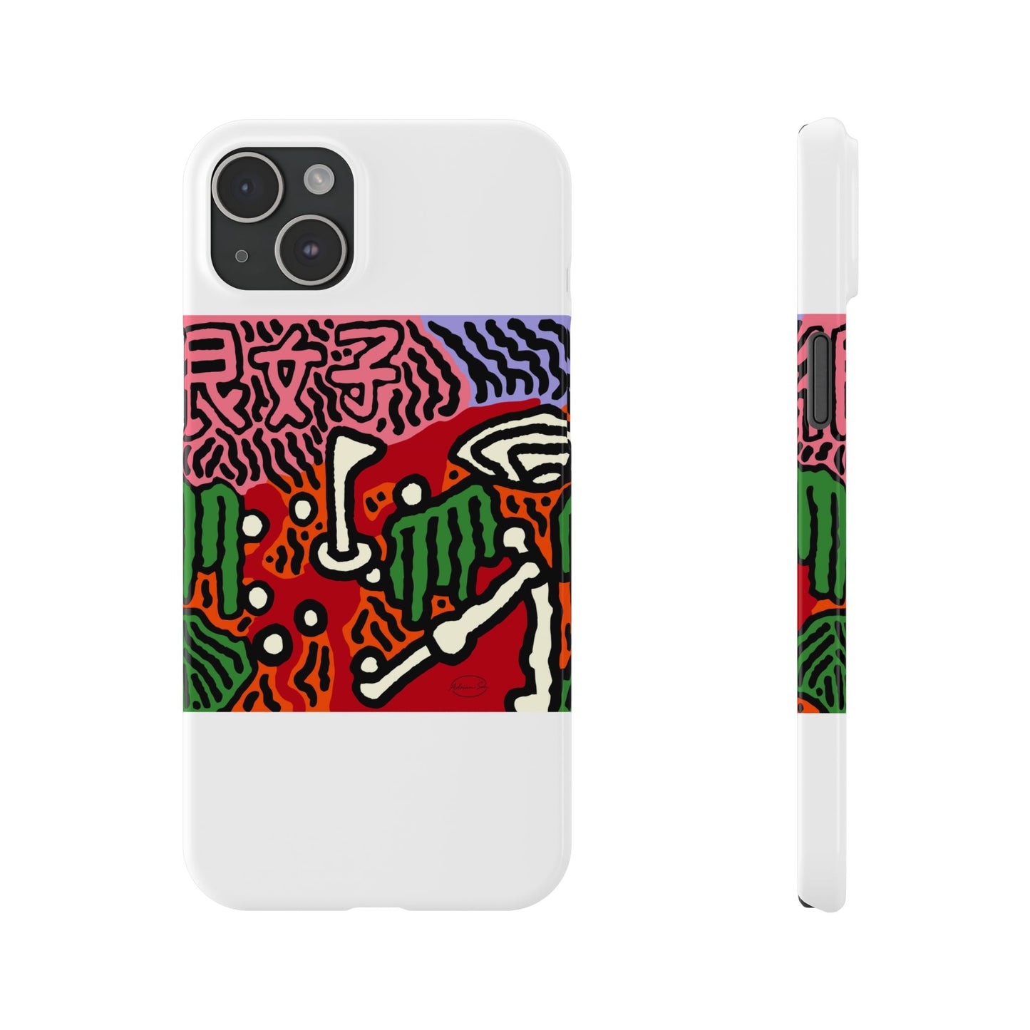 Hitting holes in one throughout life Slim Phone Case