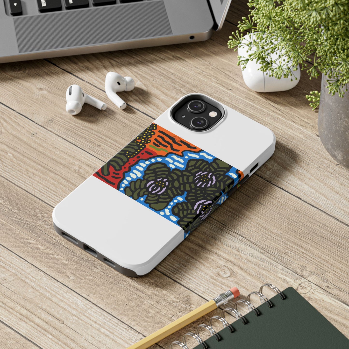 The Sri Lankan water lilies meets the Australian wattle Tough Phone Case