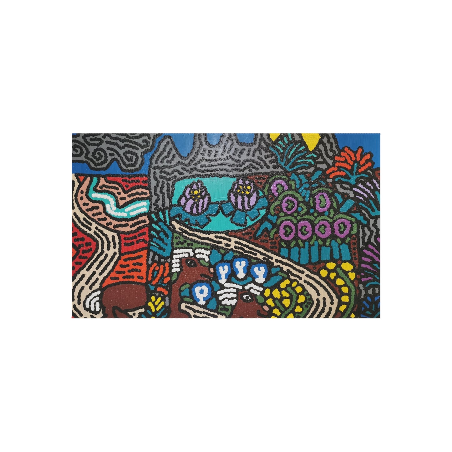Going to the valley of hope and prosperity — Outdoor Rug