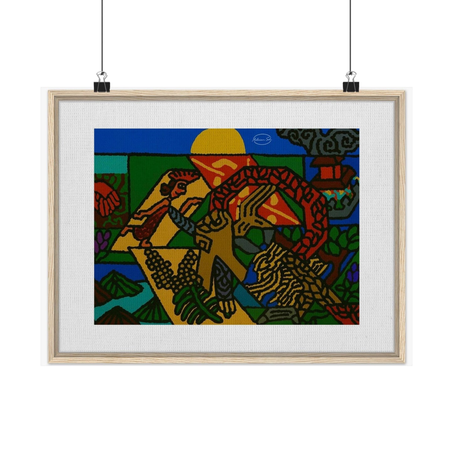 Drawing your own destiny Matte Poster Horizontal (Small)