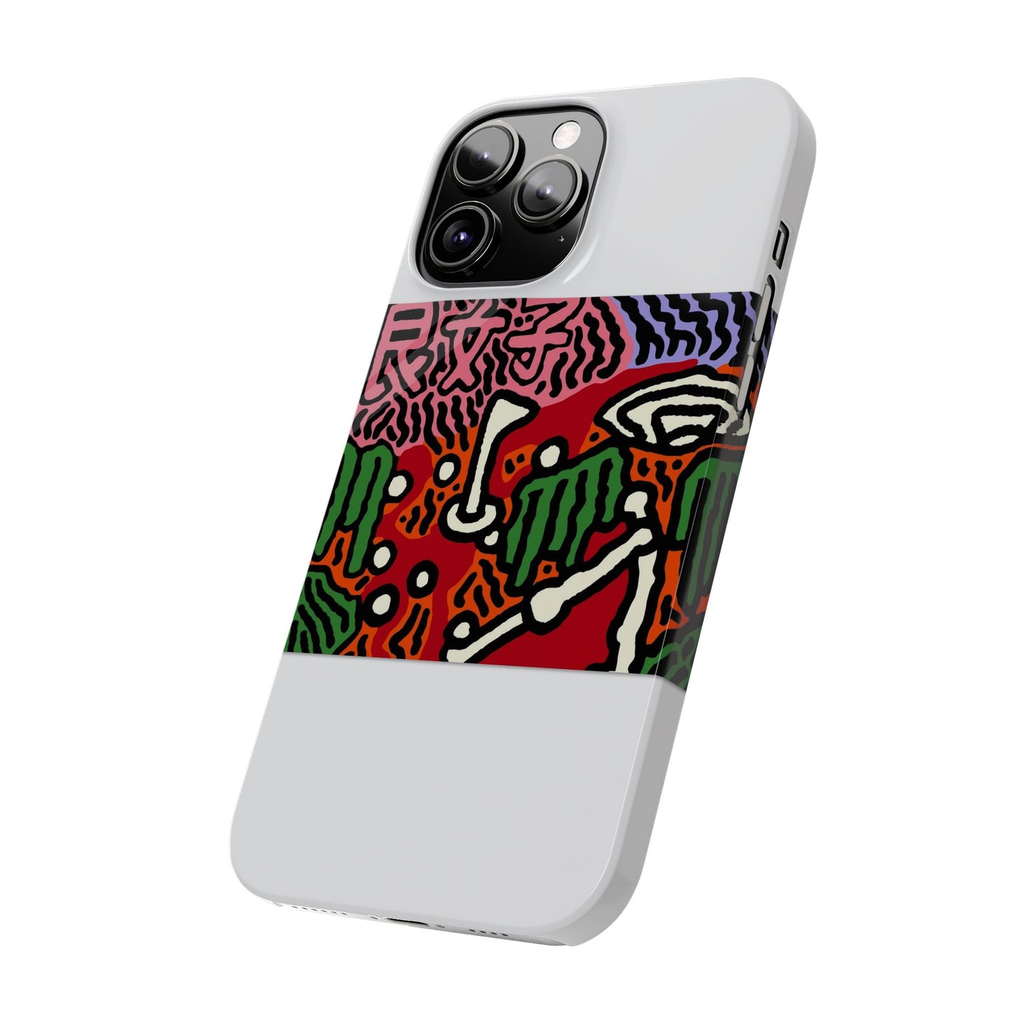Scoring goals throughout life Slim Phone Case