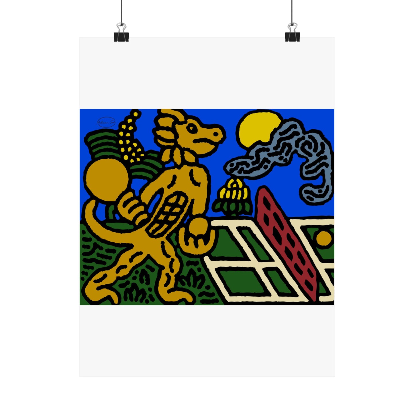 Ready for making big serves in life Matte Poster Vertical (Small)