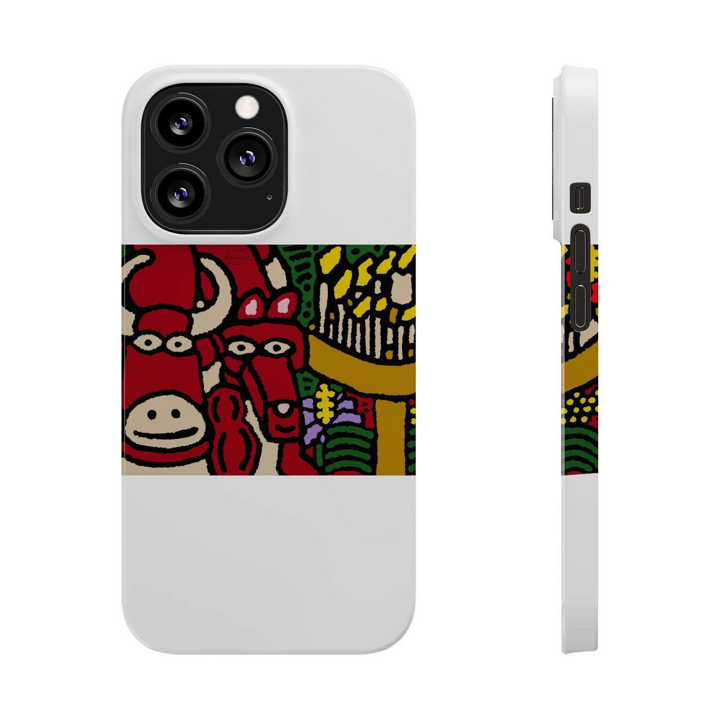 Going blessed by light together Slim Phone Case