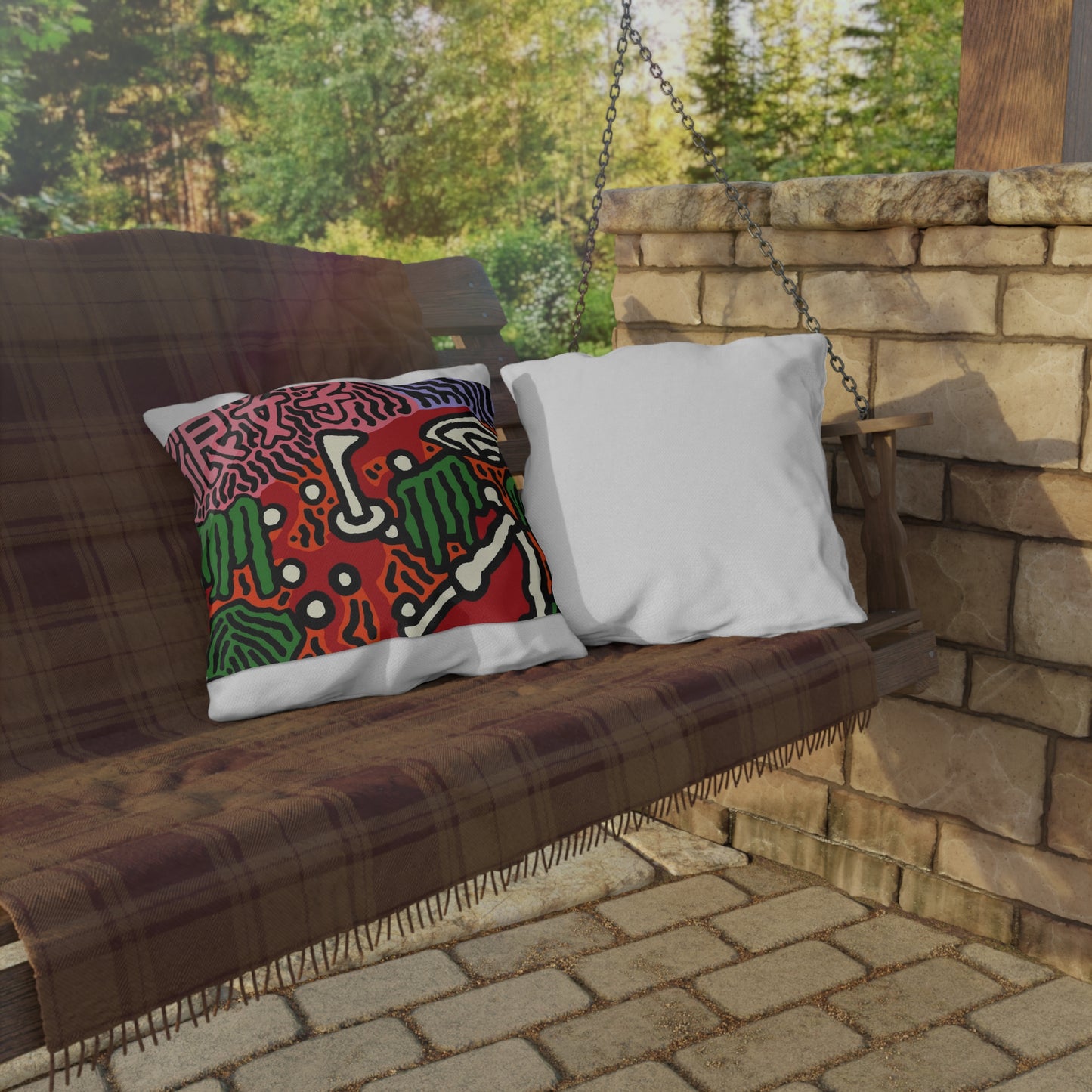 Scoring Goals Throughout Life — Outdoor Pillow