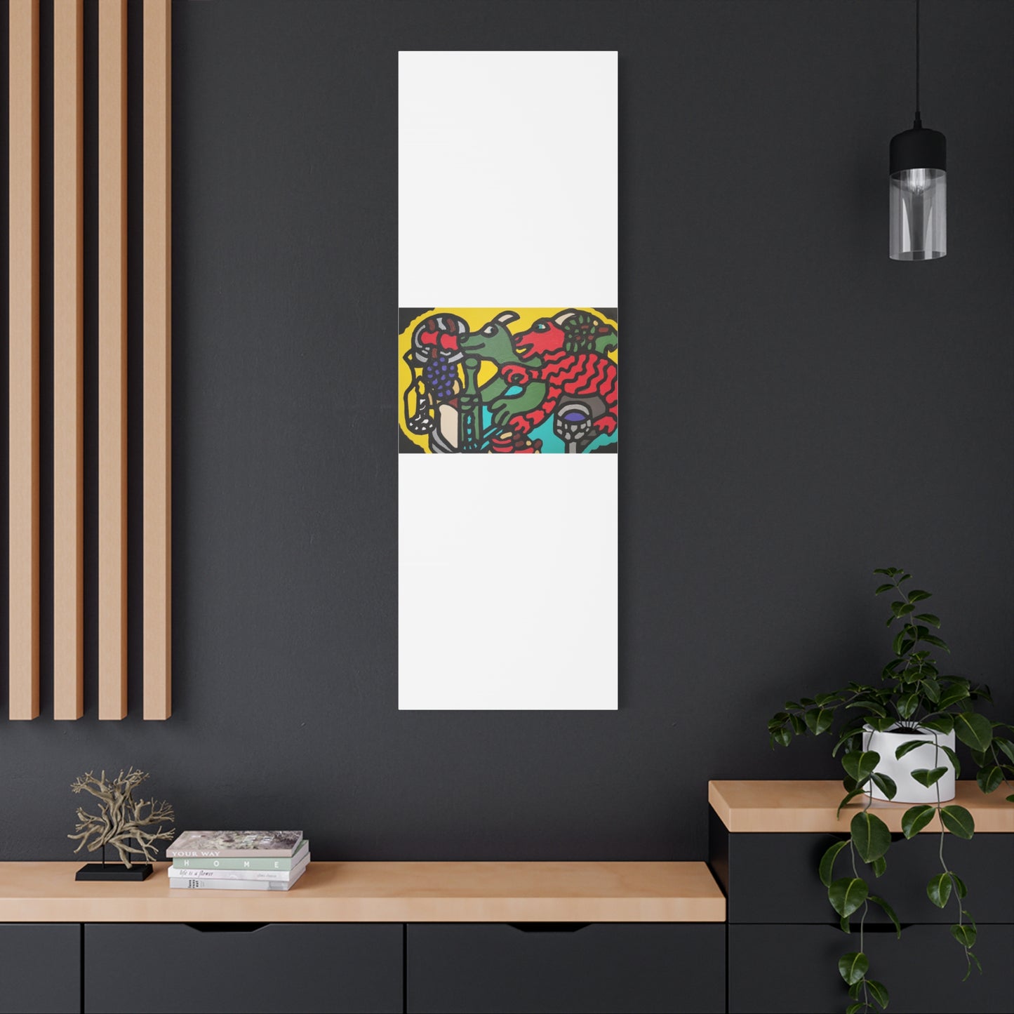 Enjoying our companionship Canvas (Large)