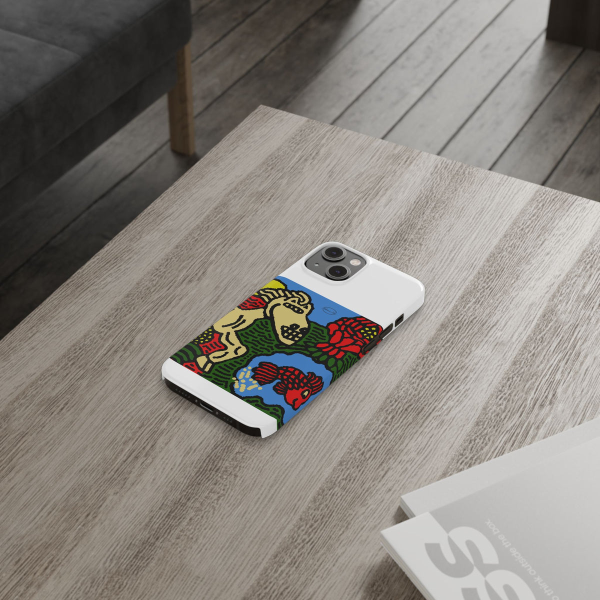 Galloping carefree through life Slim Phone Case