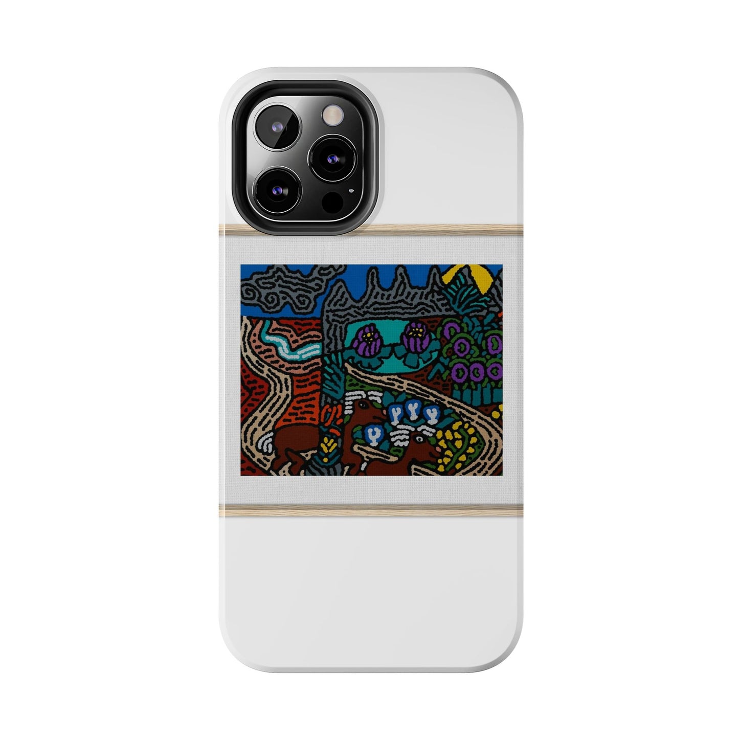 Road to a Sanctuary and Oasis Tough Phone Case