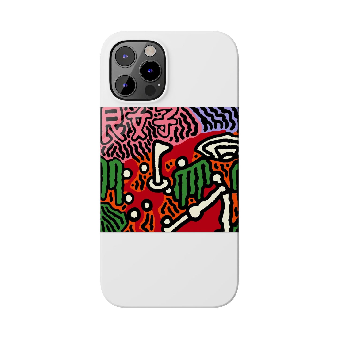Scoring goals throughout life Slim Phone Case