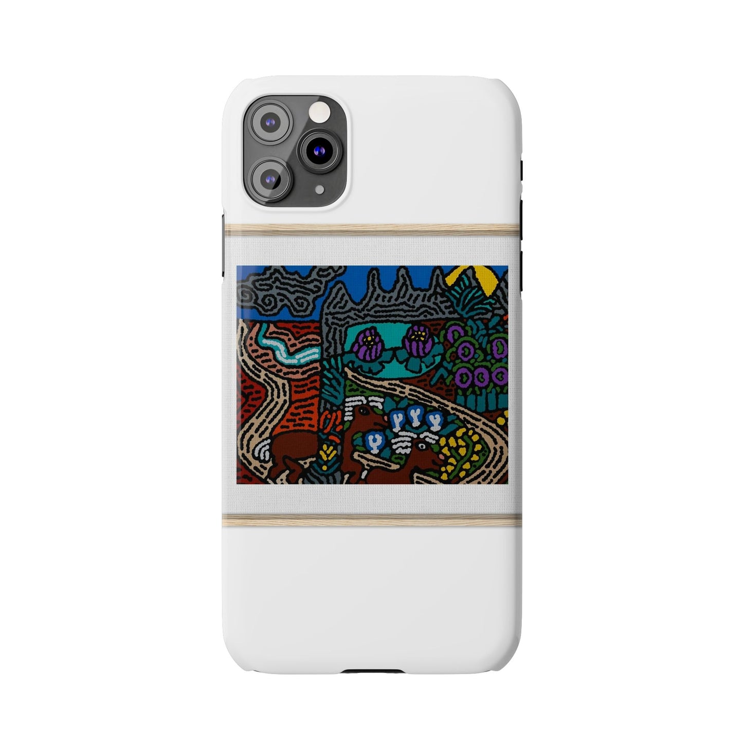 Road to a Sanctuary and Oasis Slim Phone Case