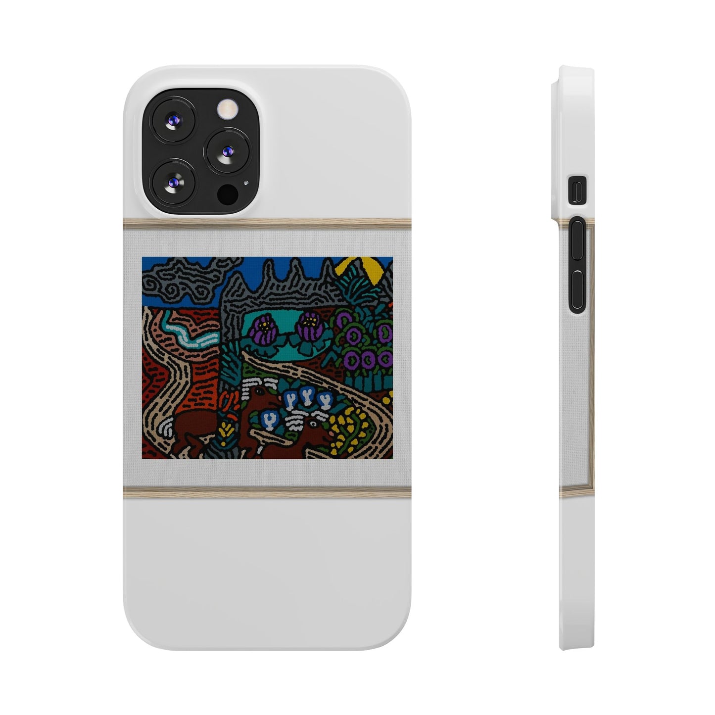 Road to a Sanctuary and Oasis Slim Phone Case