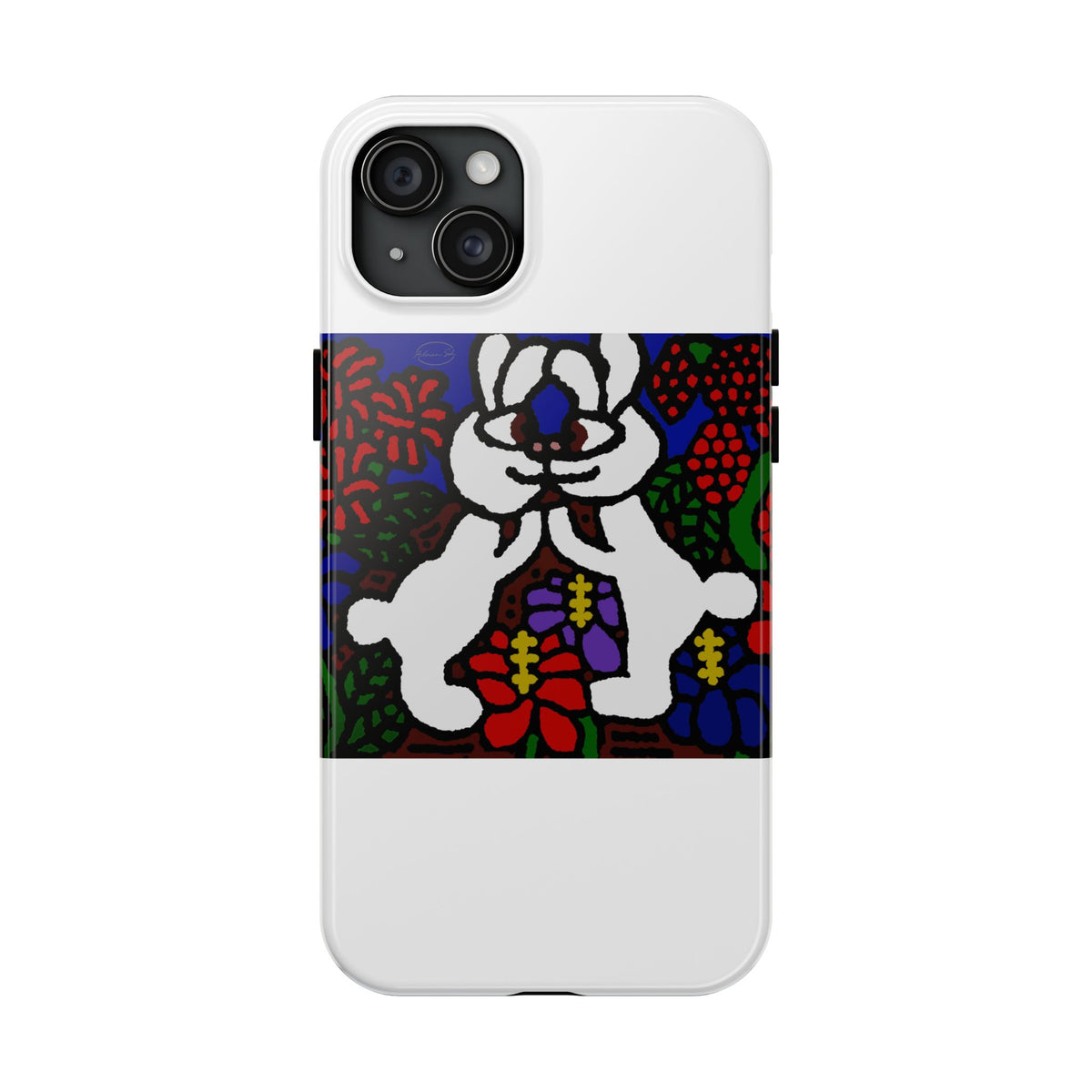 Bunnies in love Tough Phone Case