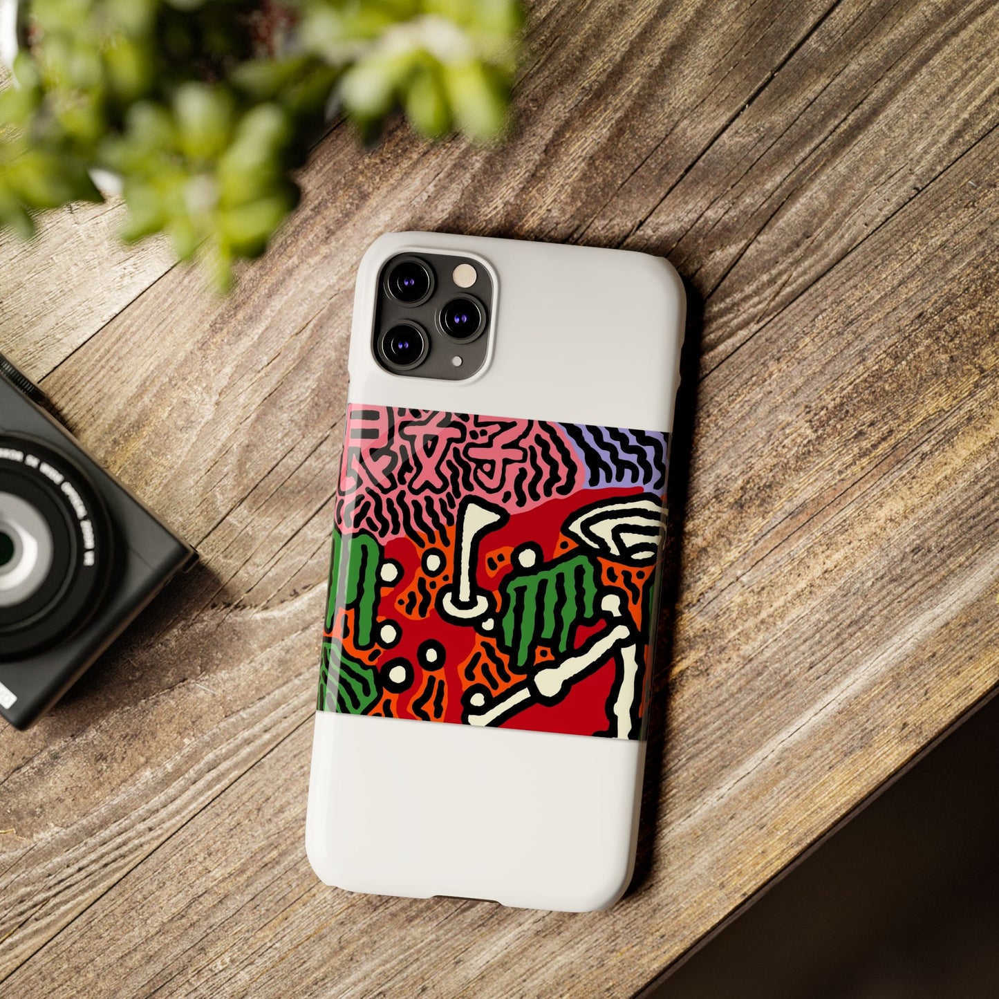 Scoring goals throughout life Slim Phone Case