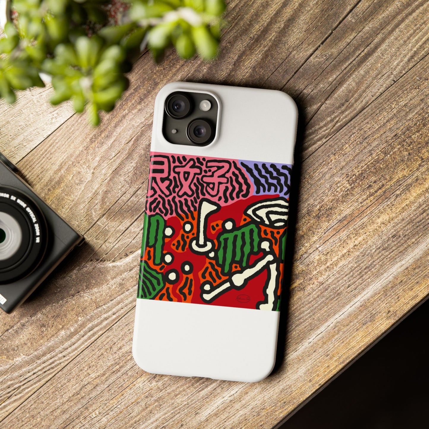 Hitting holes in one throughout life Slim Phone Case