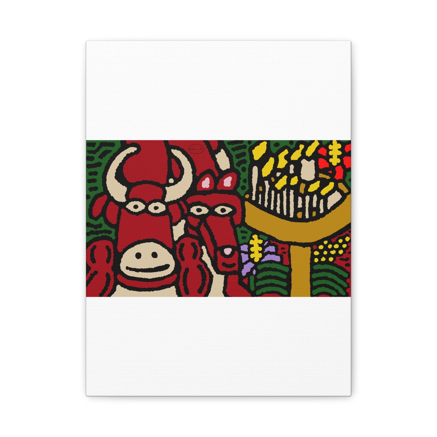 Going blessed by light together Canvas (Small)