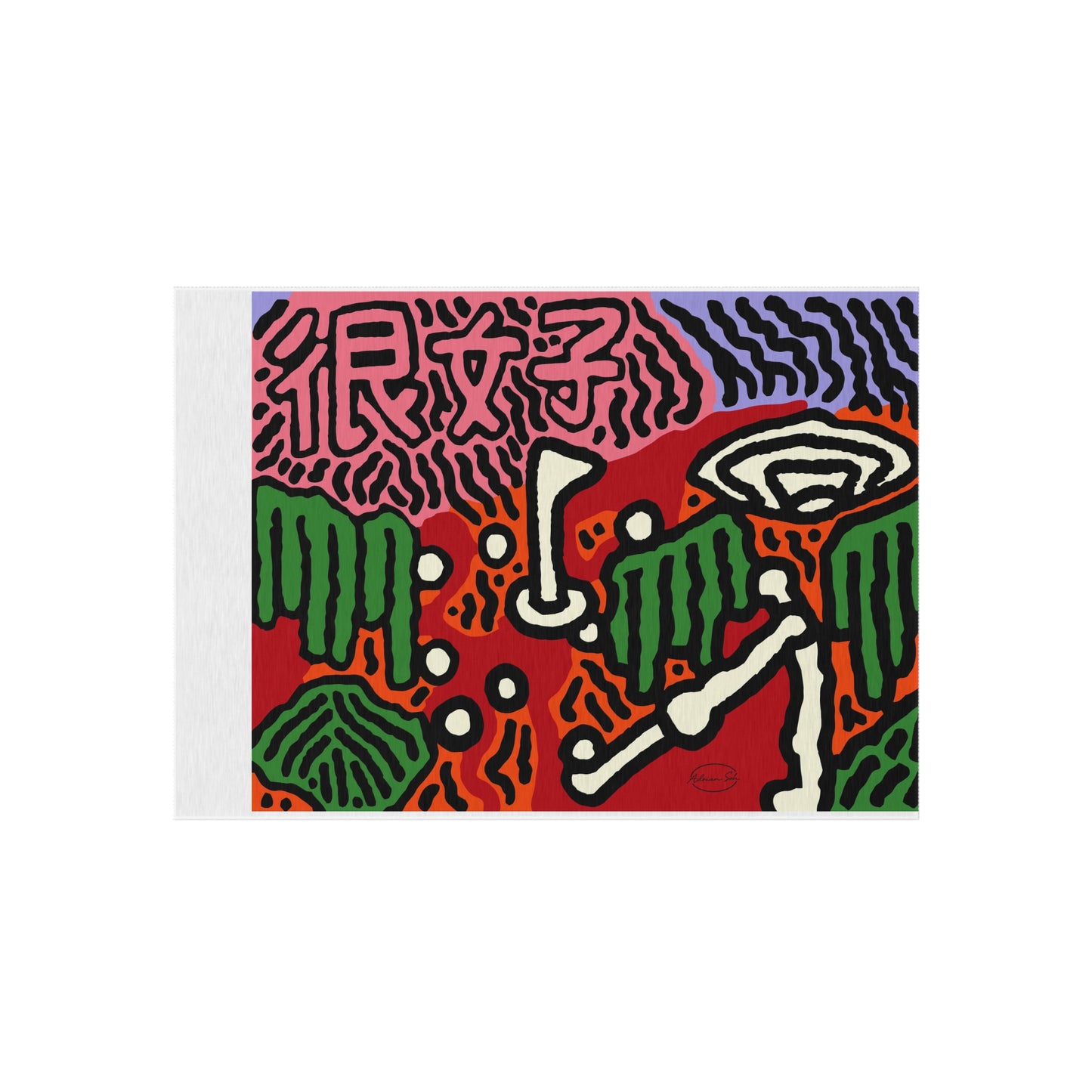 Hitting holes in one throughout life — Outdoor Rug