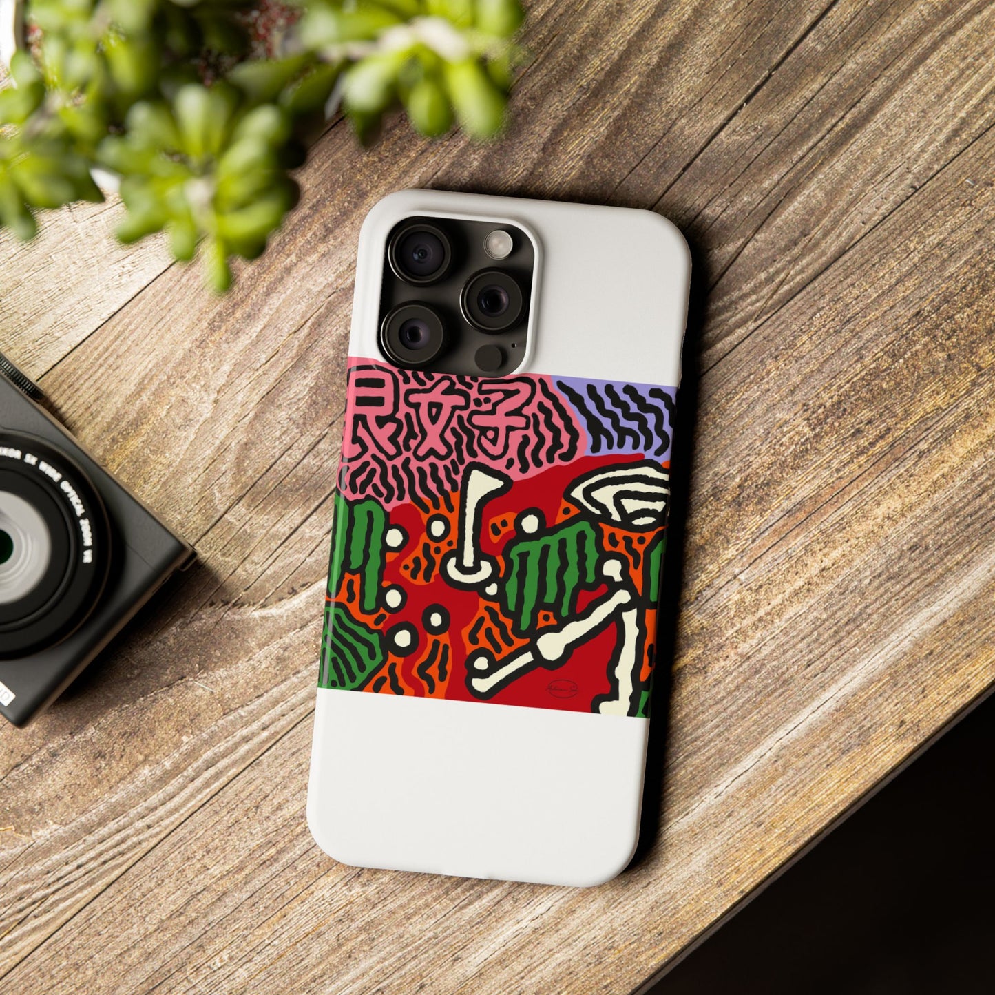 Hitting holes in one throughout life Slim Phone Case