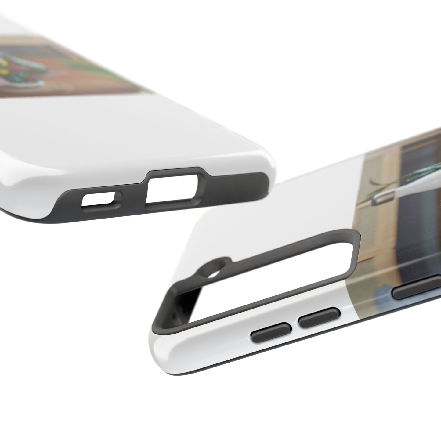 Two dragons enjoying a feast together Tough Phone Case