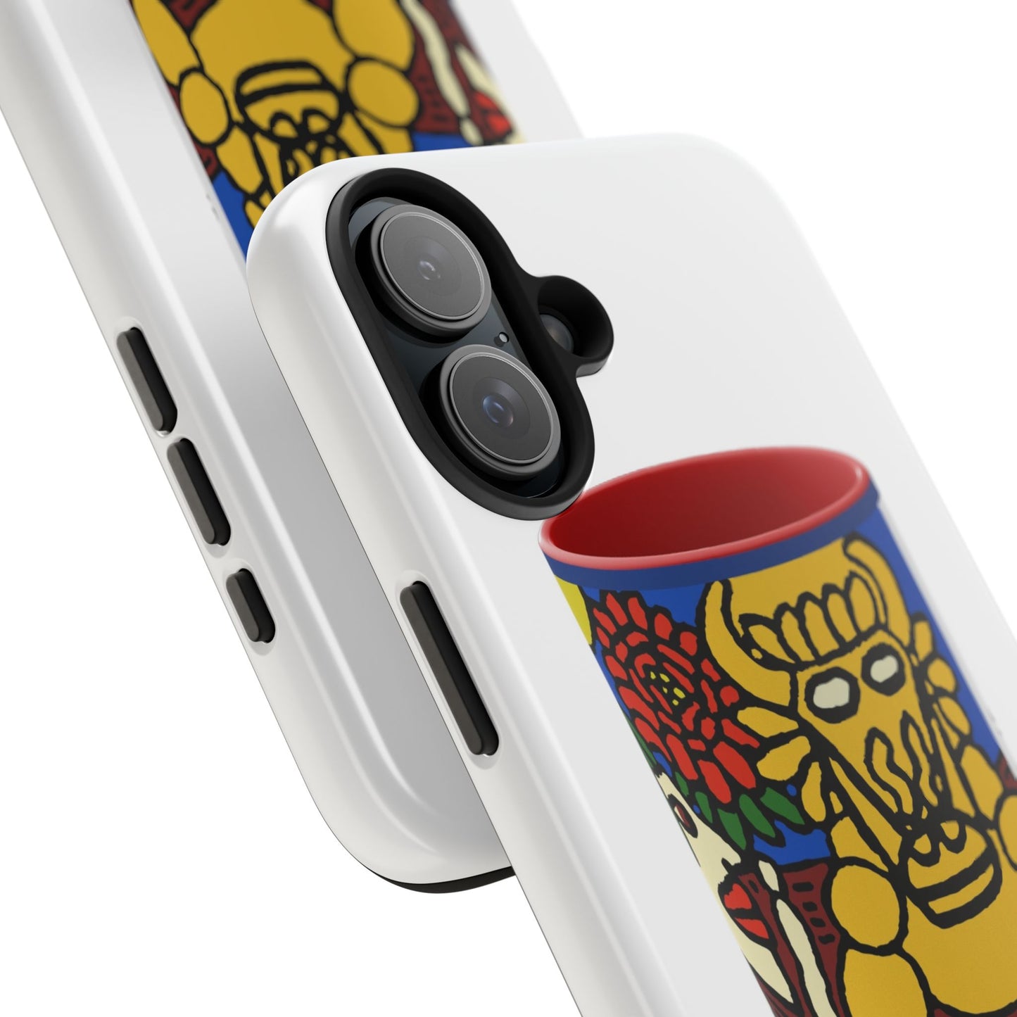 The warrior hailing the mighty golden dragon Tough Phone Case