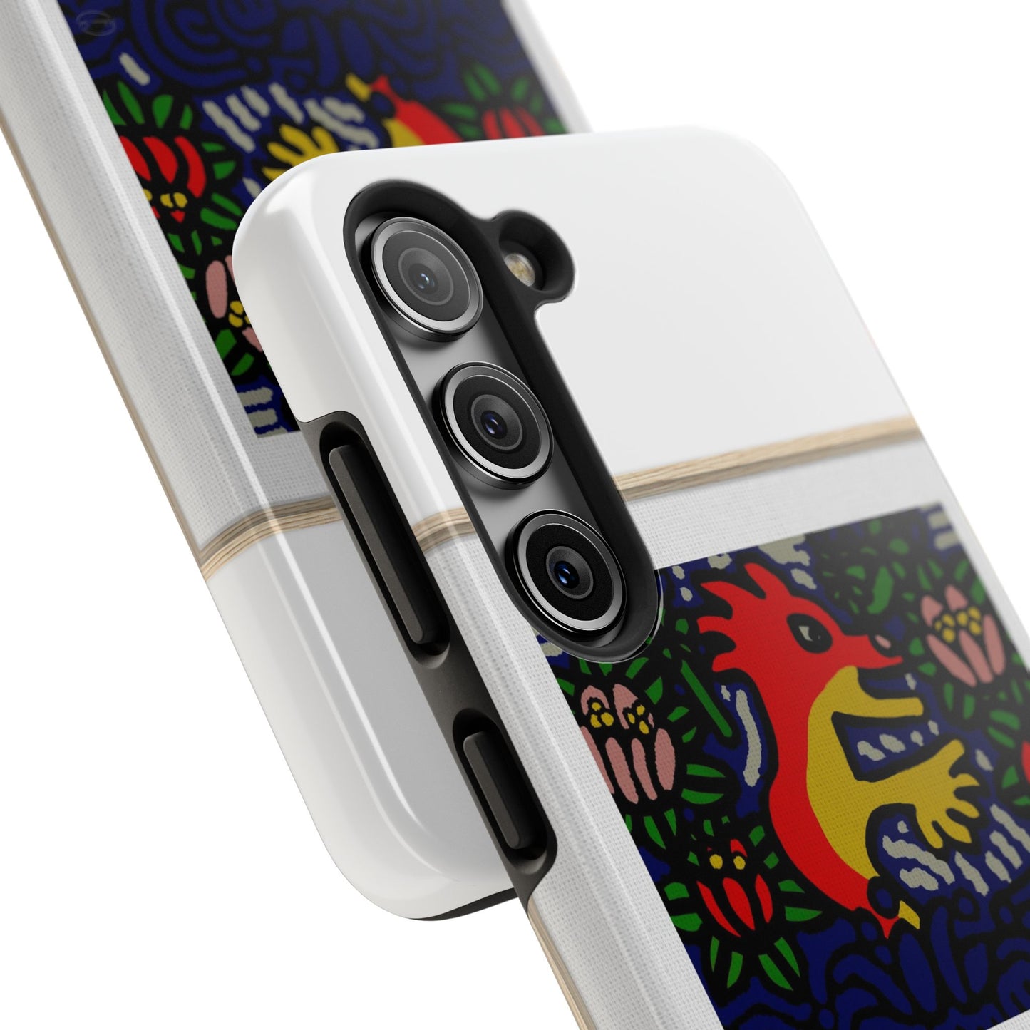 Breaking through the surface of a lotus pond Tough Phone Case