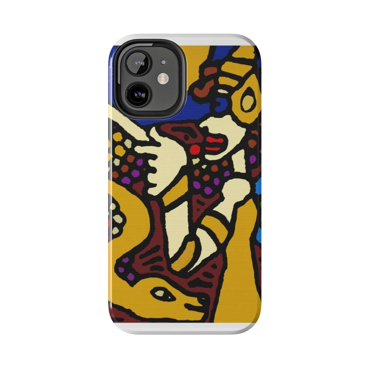 The golden snake being blessed by the fairy Tough Phone Case