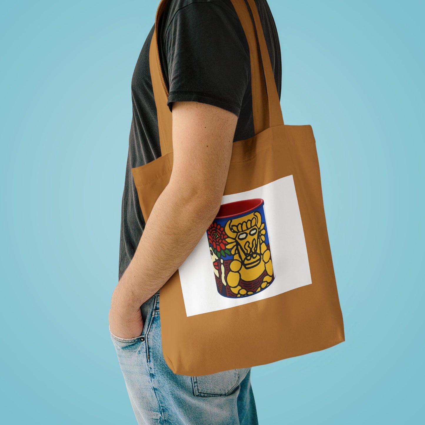 The warrior hailing the mighty golden dragon Classic Tote Bag