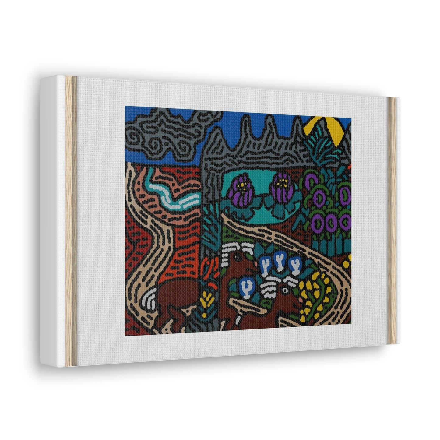Road to a Sanctuary and Oasis Canvas (Small)