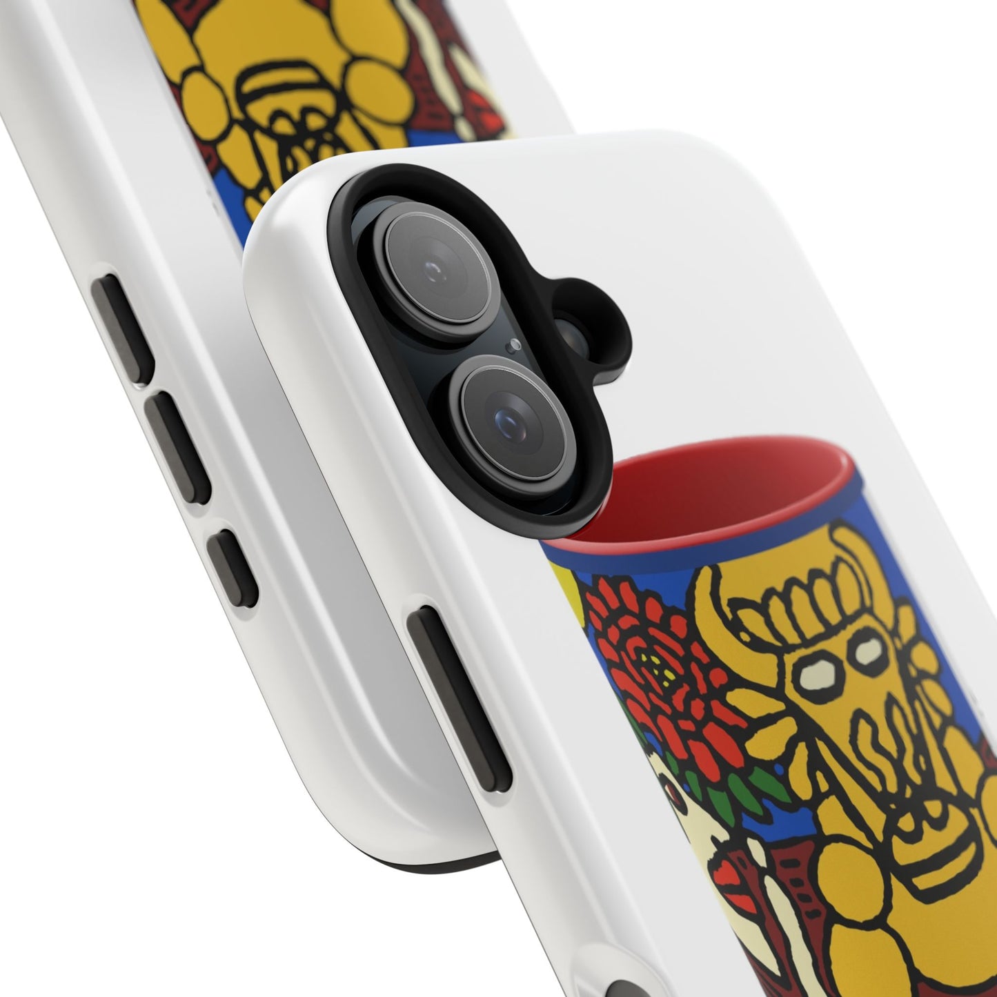 The warrior hailing the mighty golden dragon Tough Phone Case