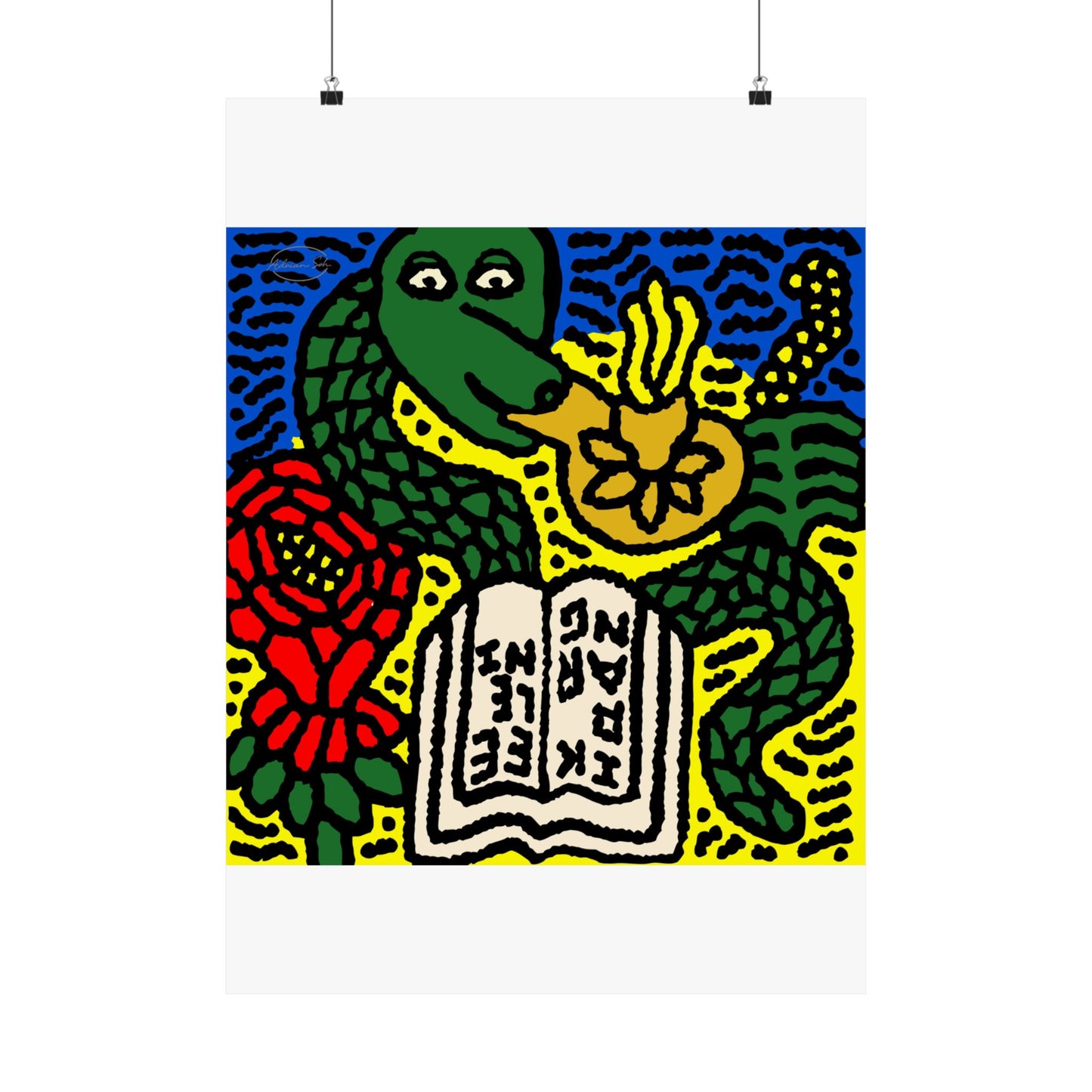 Shining a light on knowledge Matte Poster Vertical (Small)