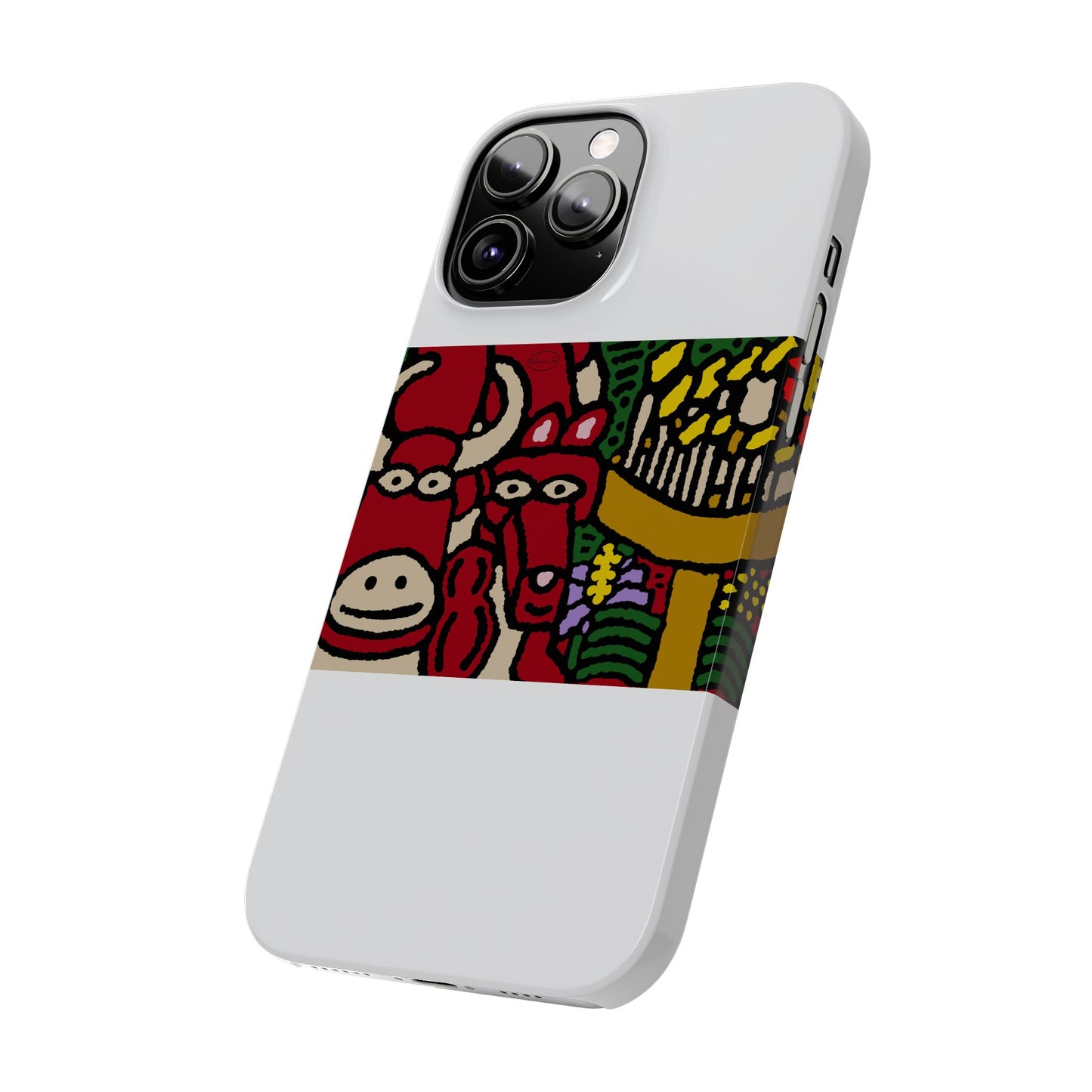 Going blessed by light together Slim Phone Case
