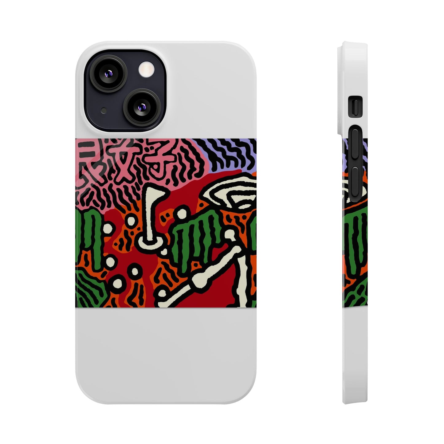 Scoring goals throughout life Slim Phone Case