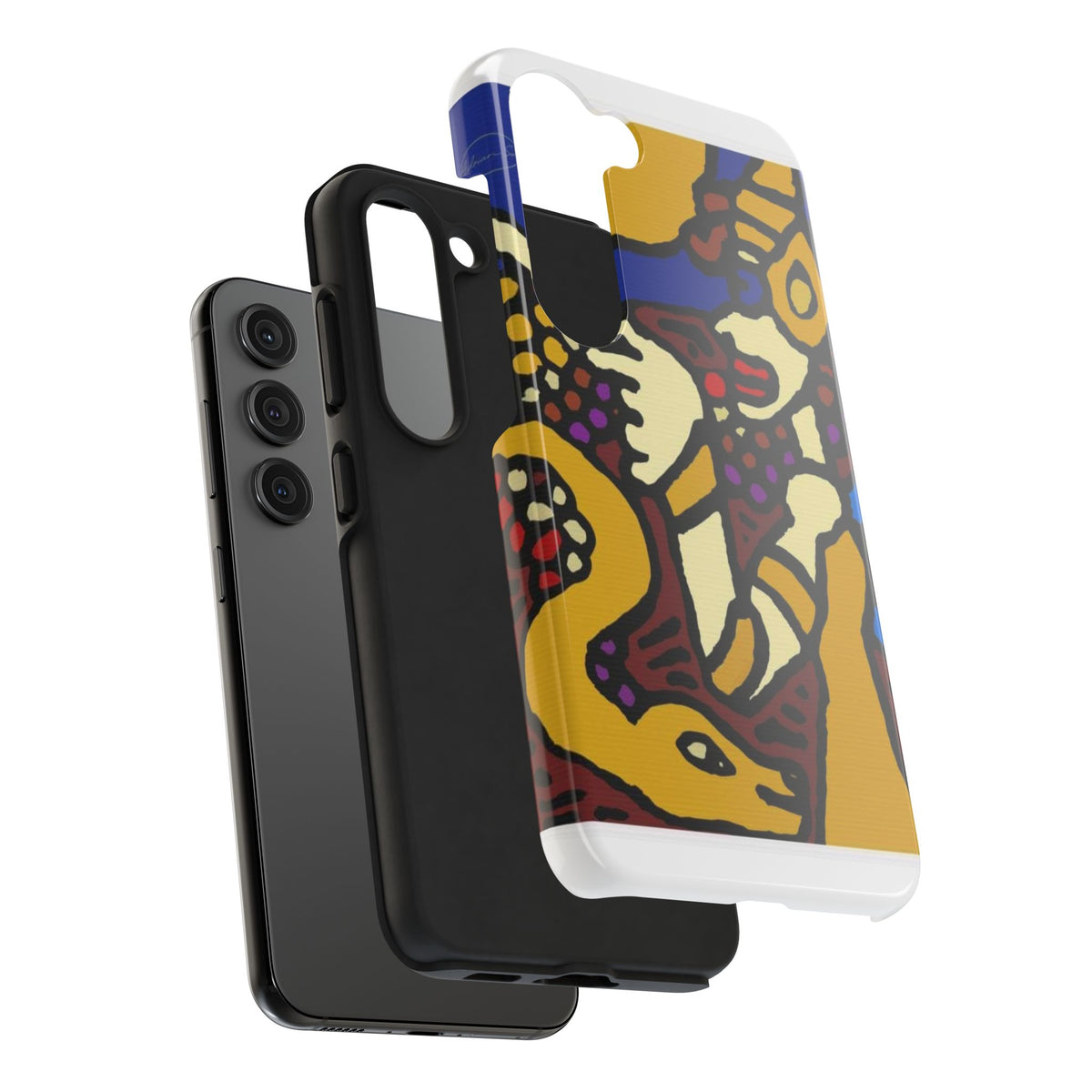 The golden snake being blessed by the fairy Tough Phone Case