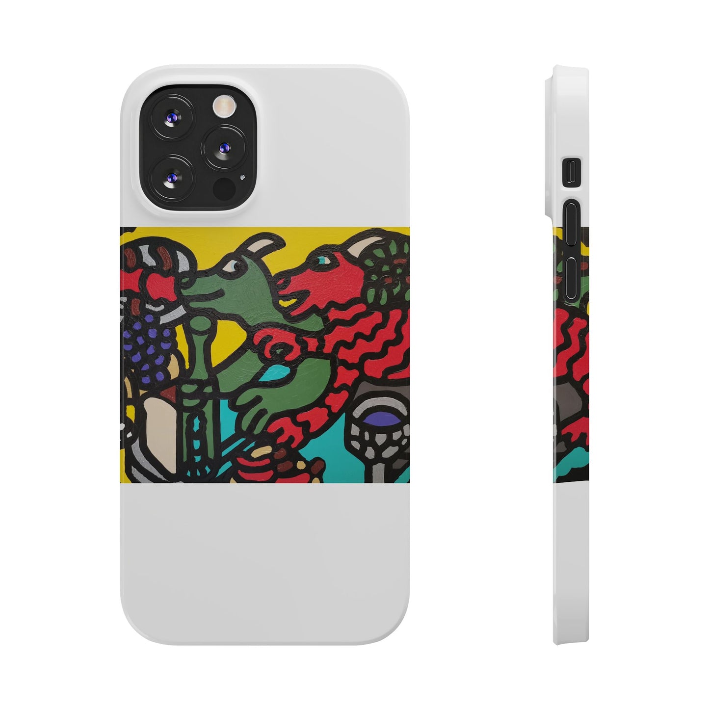 Enjoying our companionship Slim Phone Case