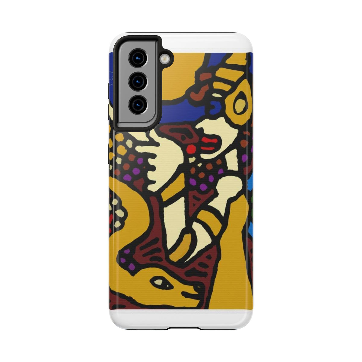 The golden snake being blessed by the fairy Tough Phone Case