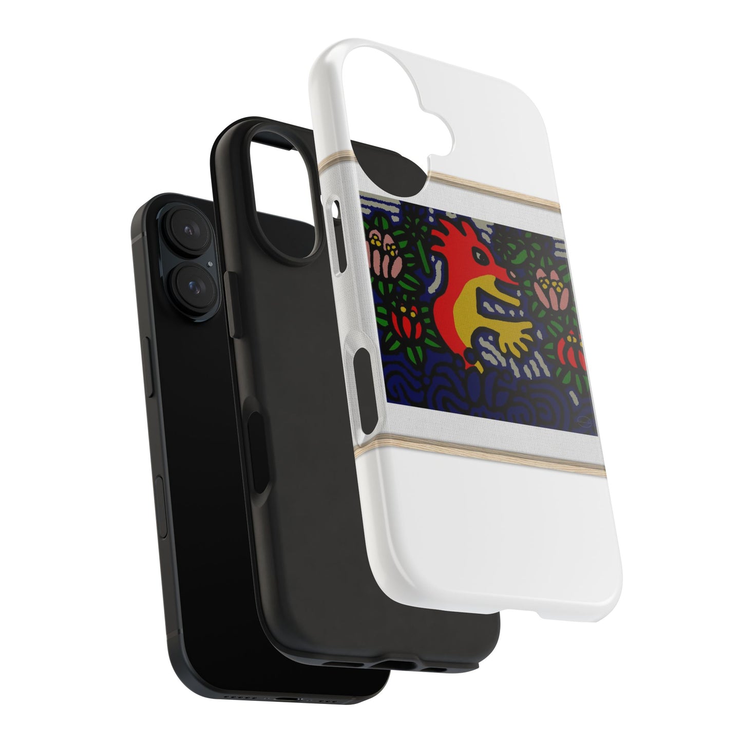 Breaking through the surface of a lotus pond Tough Phone Case