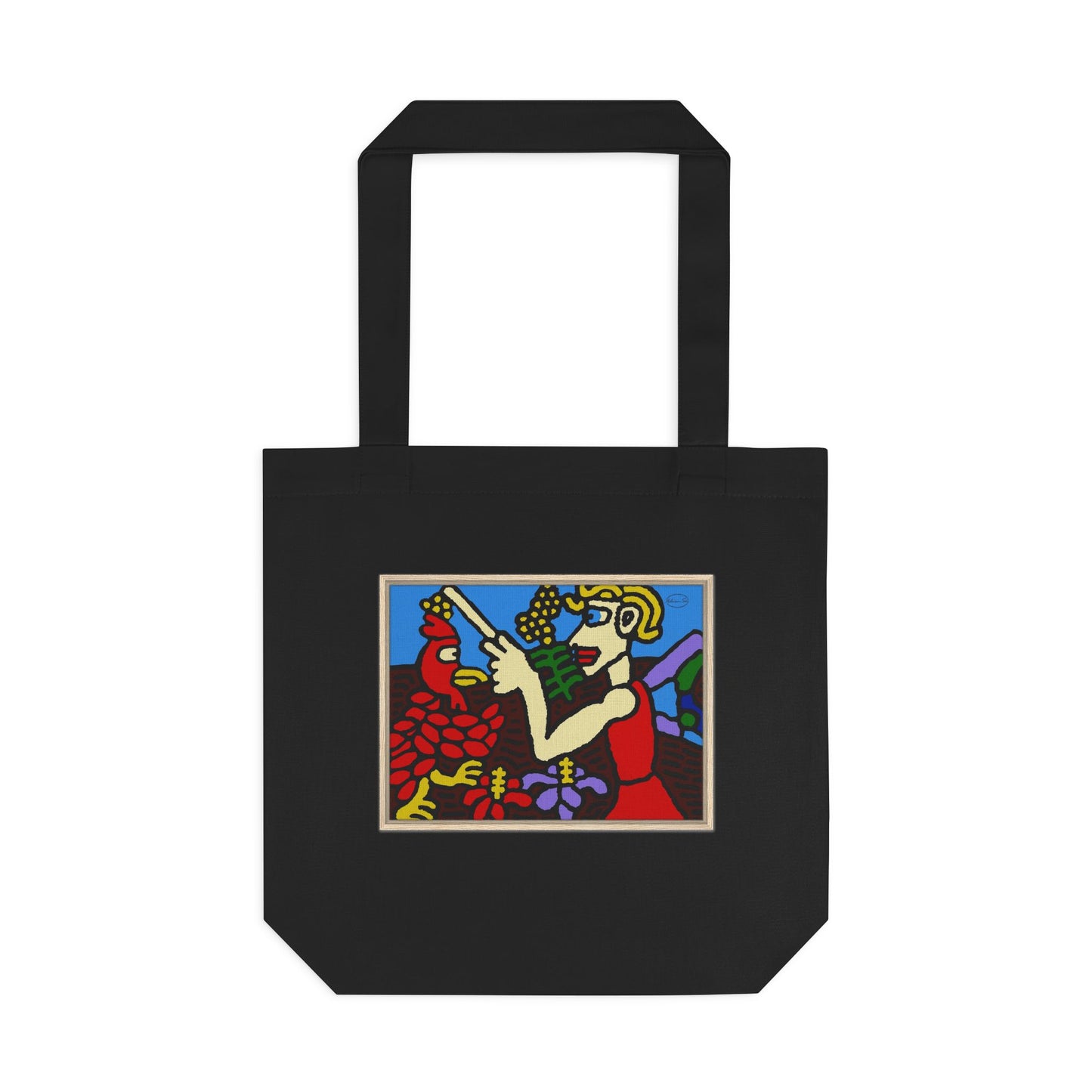 The hen gaining a blessing from a fairy Classic Tote Bag