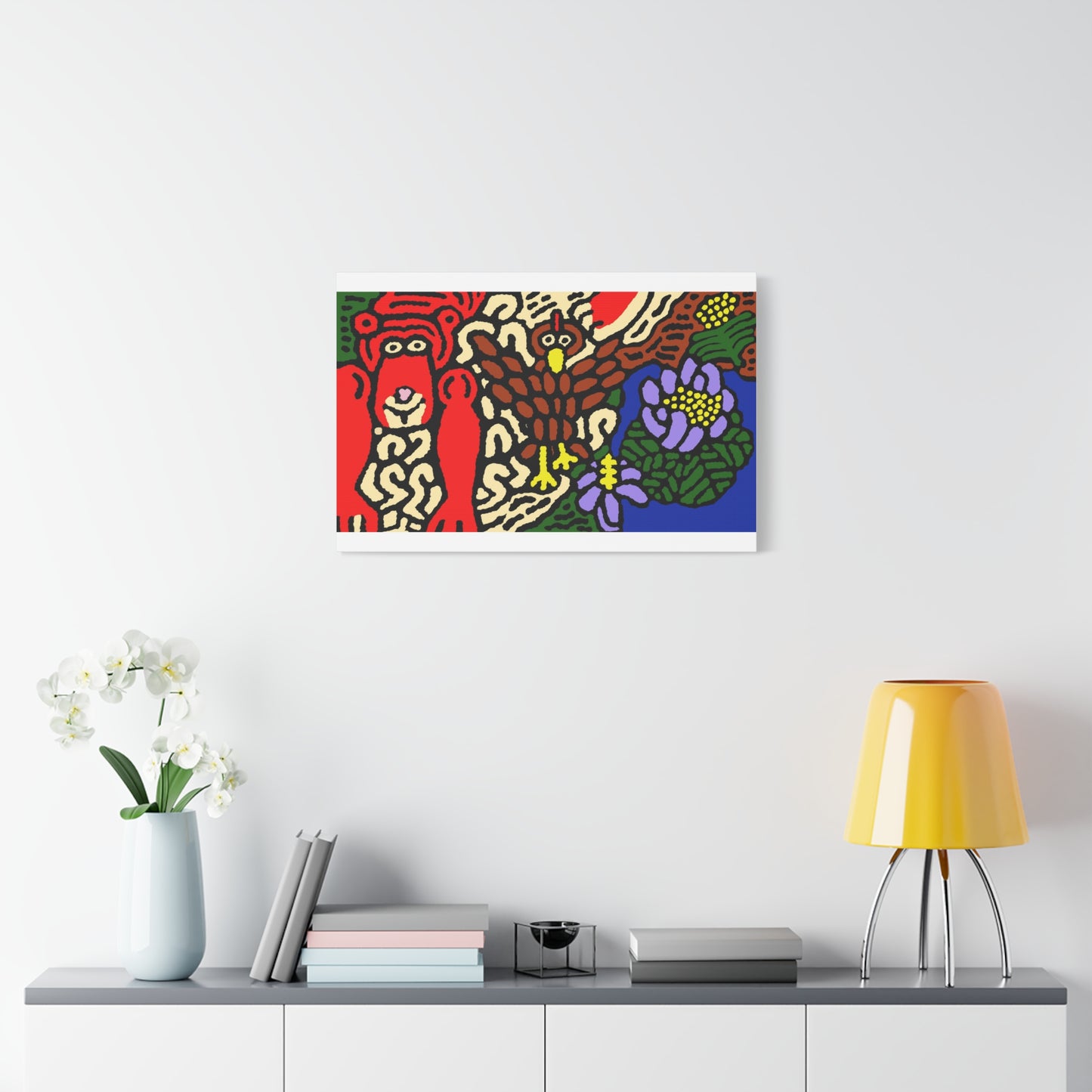 Friendly competition Canvas (Large)