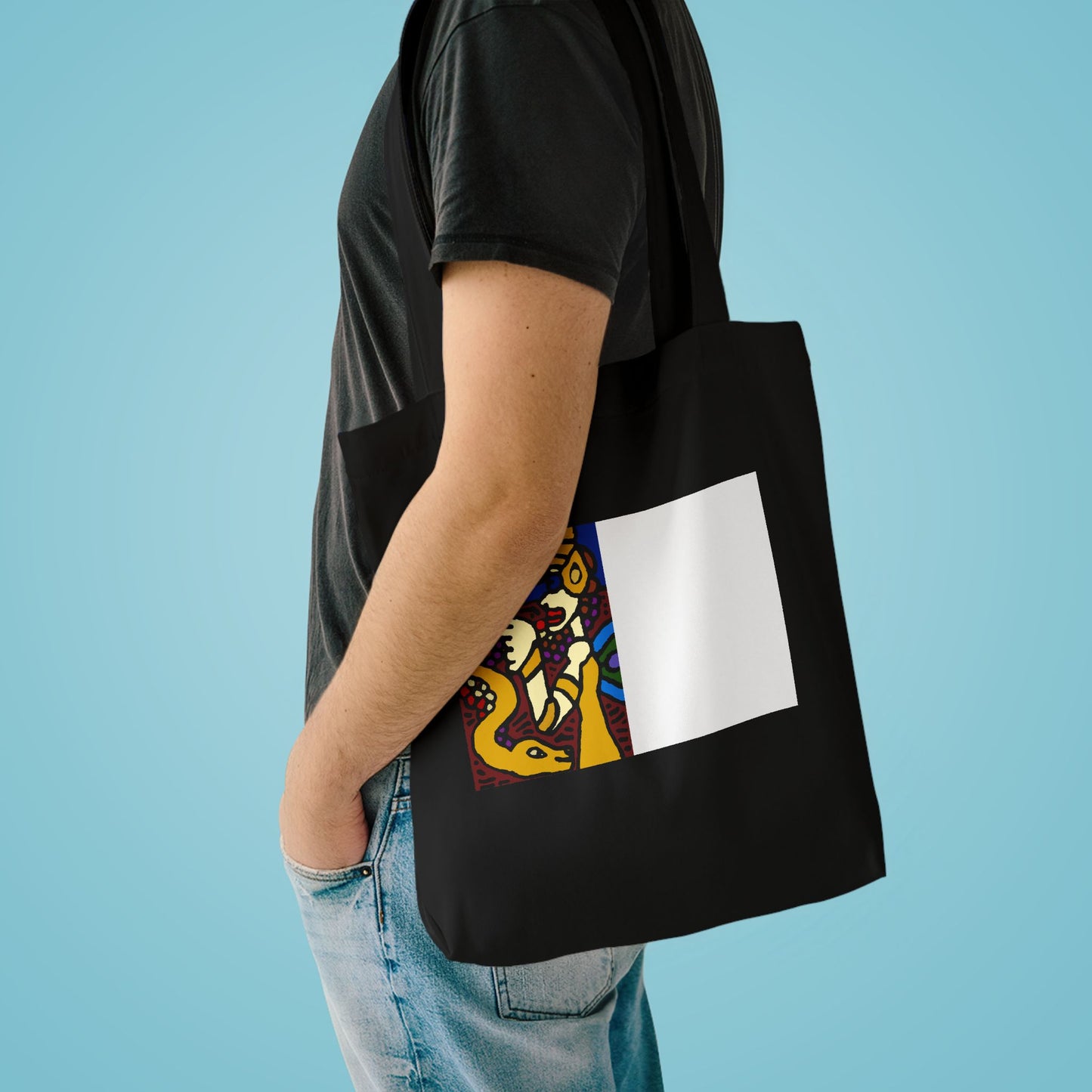 The golden snake being blessed by the fairy Classic Tote Bag