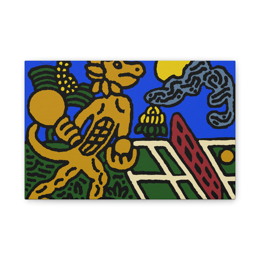 Ready for making big serves in life Canvas (Small)