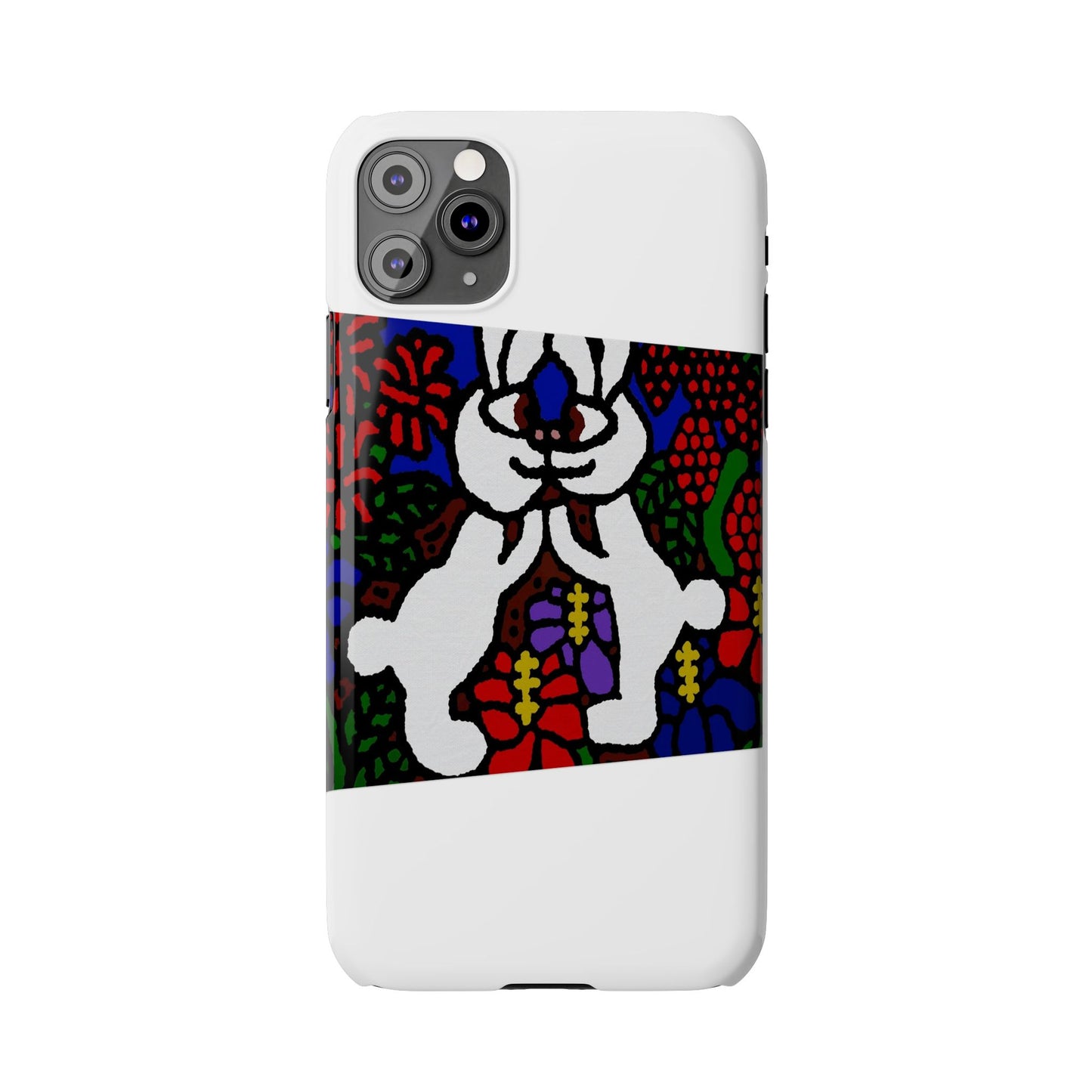 Bunnies in love Slim Phone Case