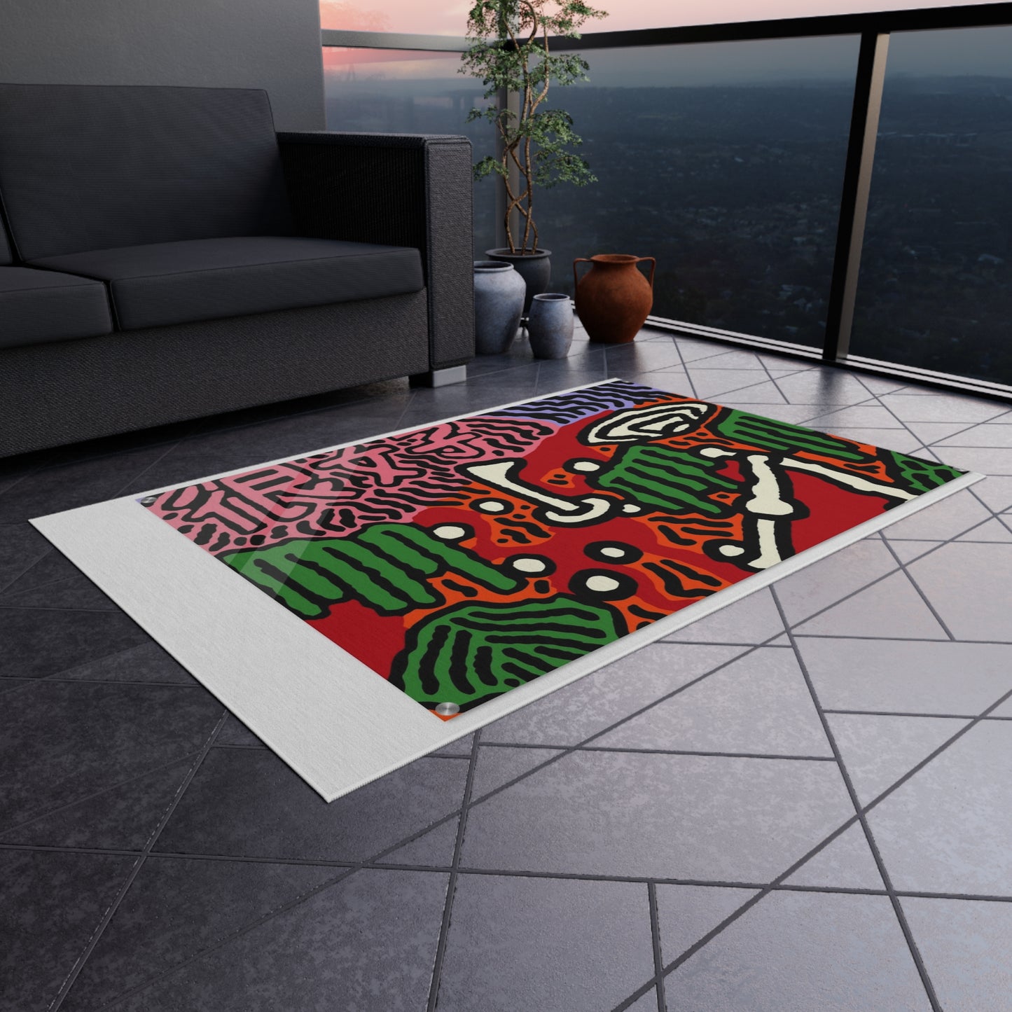 Scoring Goals Throughout Life — Outdoor Rug