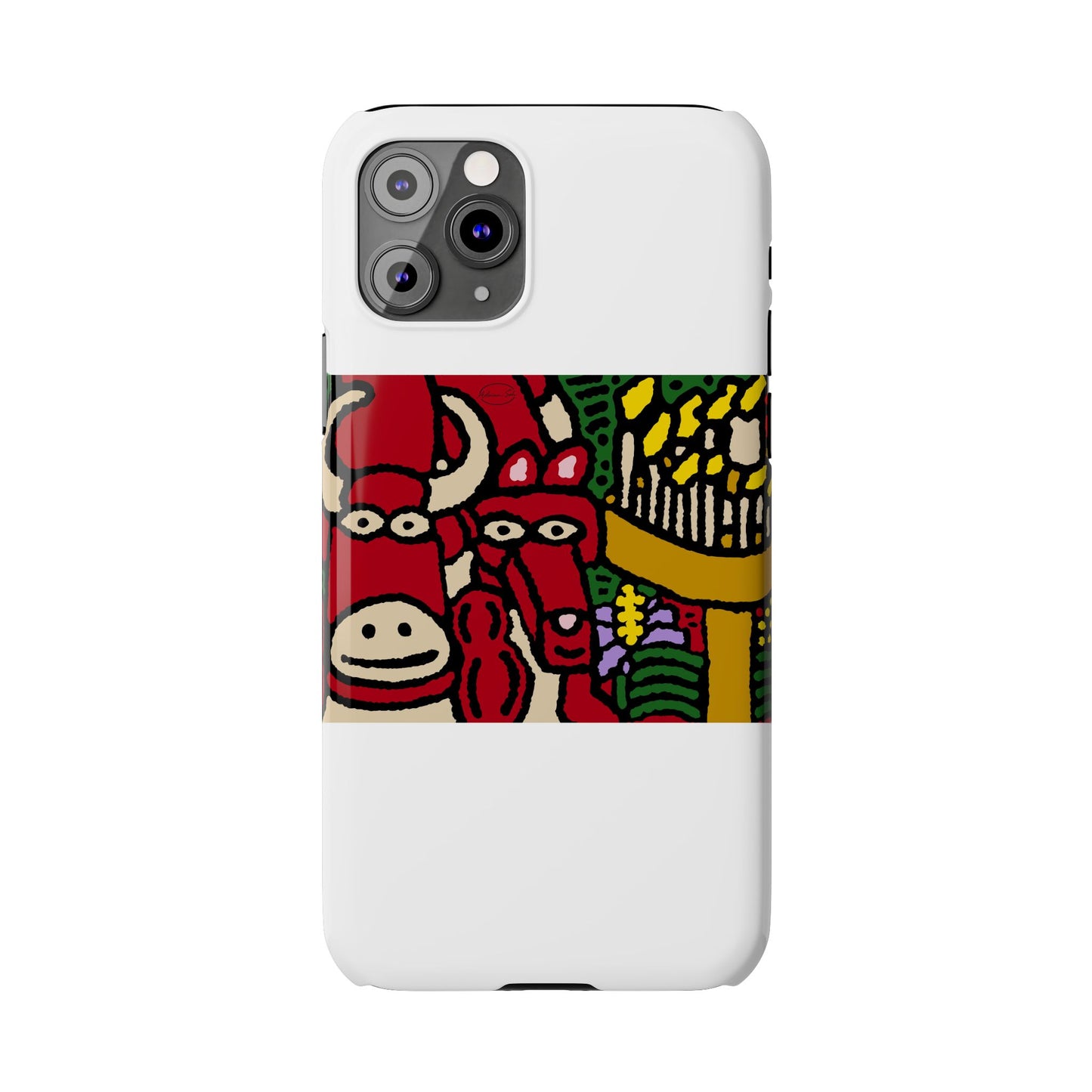 Going blessed by light together Slim Phone Case