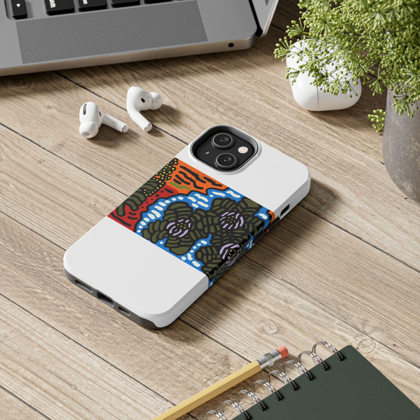 The Sri Lankan water lilies meets the Australian wattle Tough Phone Case