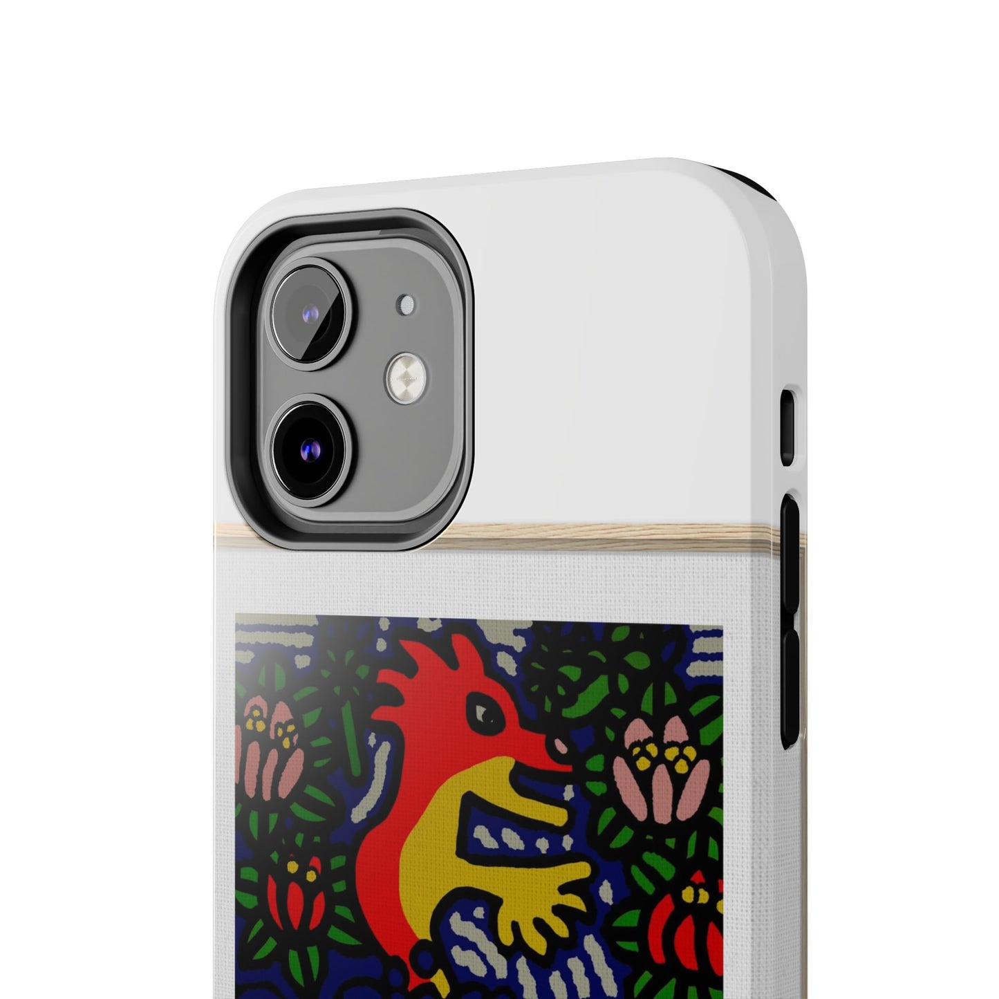 Breaking through the surface of a lotus pond Tough Phone Case