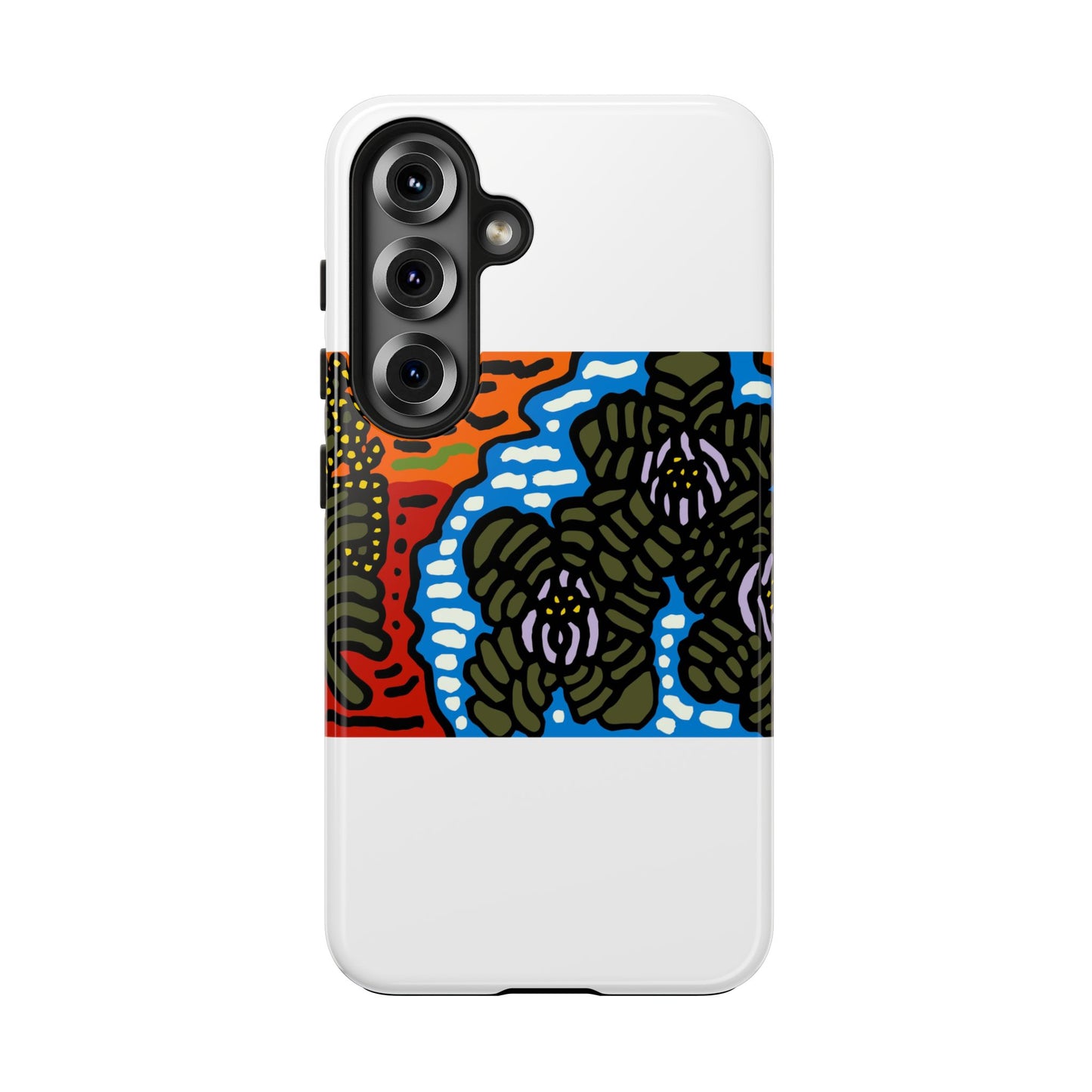 The Sri Lankan water lilies meets the Australian wattle Tough Phone Case