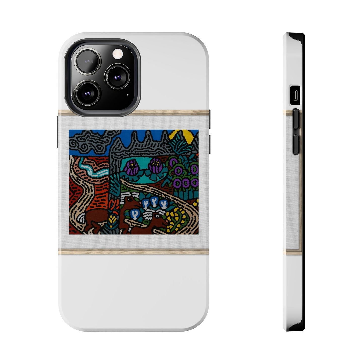 Road to a Sanctuary and Oasis Tough Phone Case