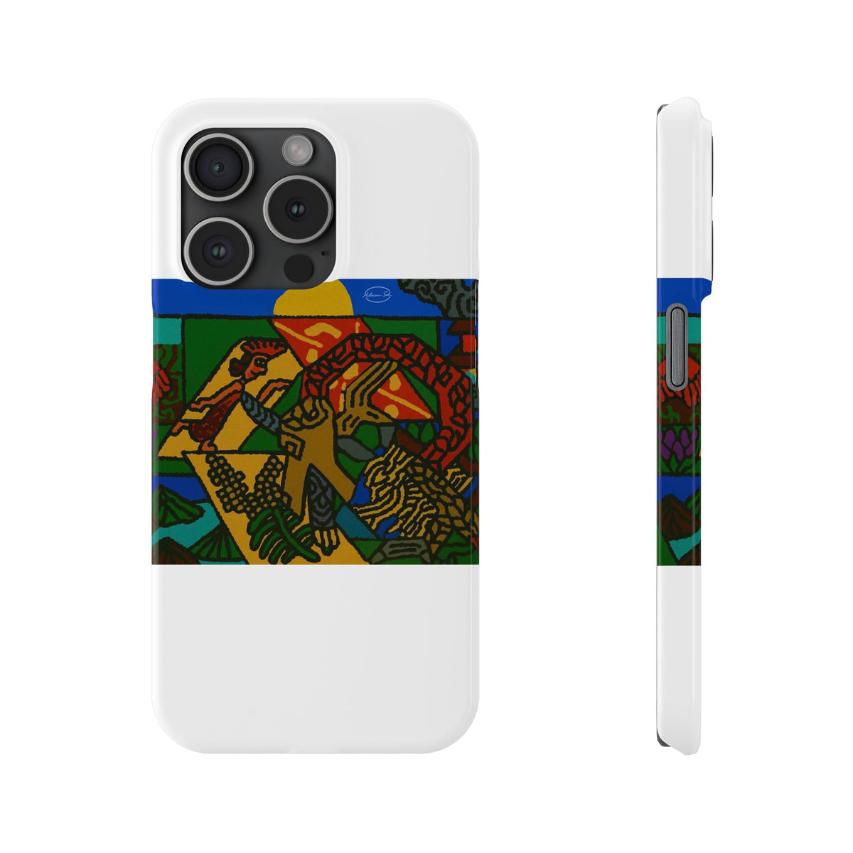 Drawing your own destiny Slim Phone Case