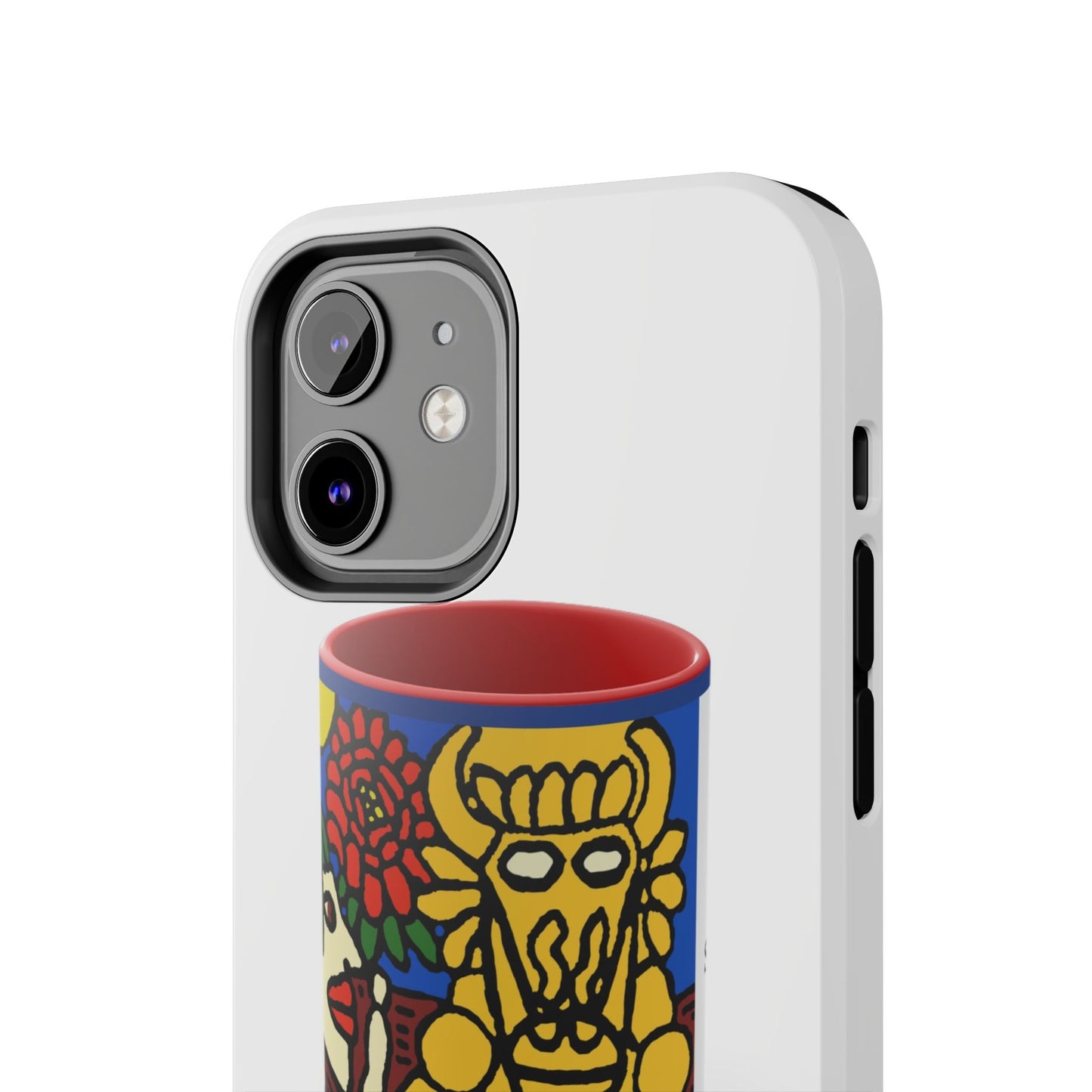 The warrior hailing the mighty golden dragon Tough Phone Case