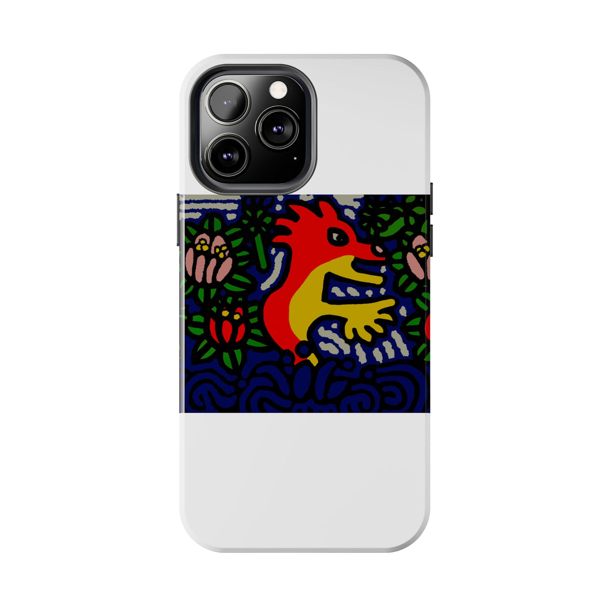 Breaking through the surface of a lotus pond Tough Phone Case