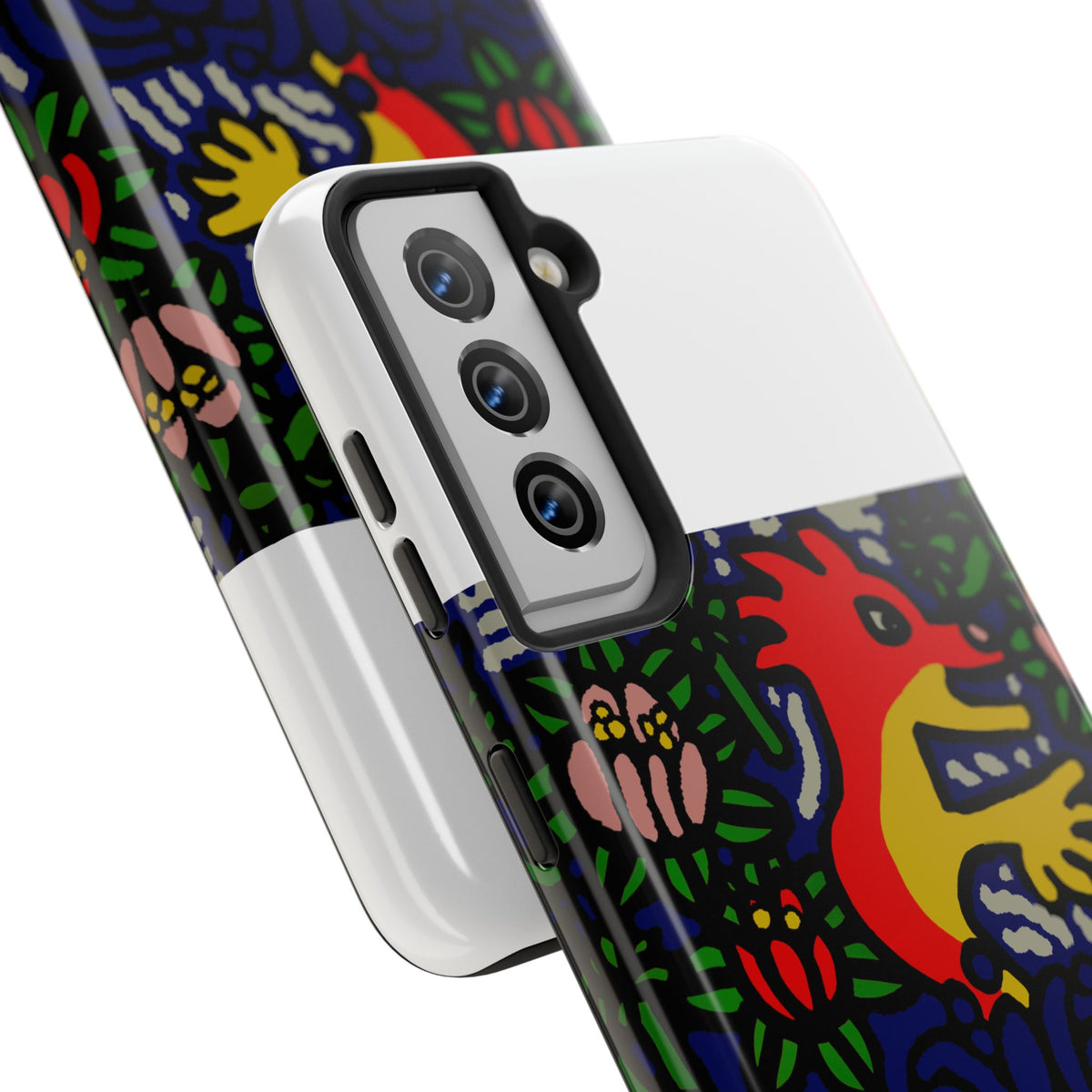 Breaking through the surface of a lotus pond Tough Phone Case