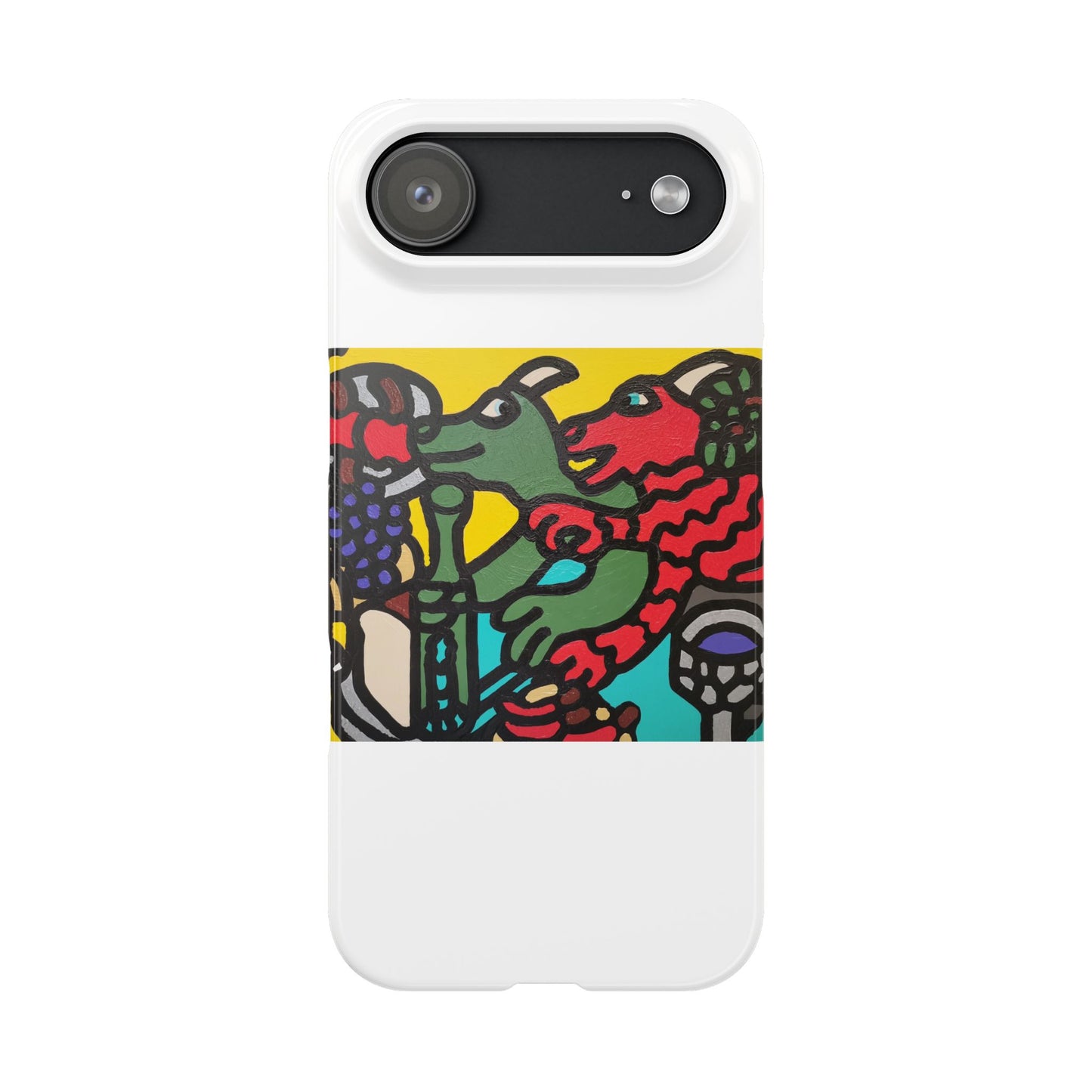 Enjoying our companionship Slim Phone Case